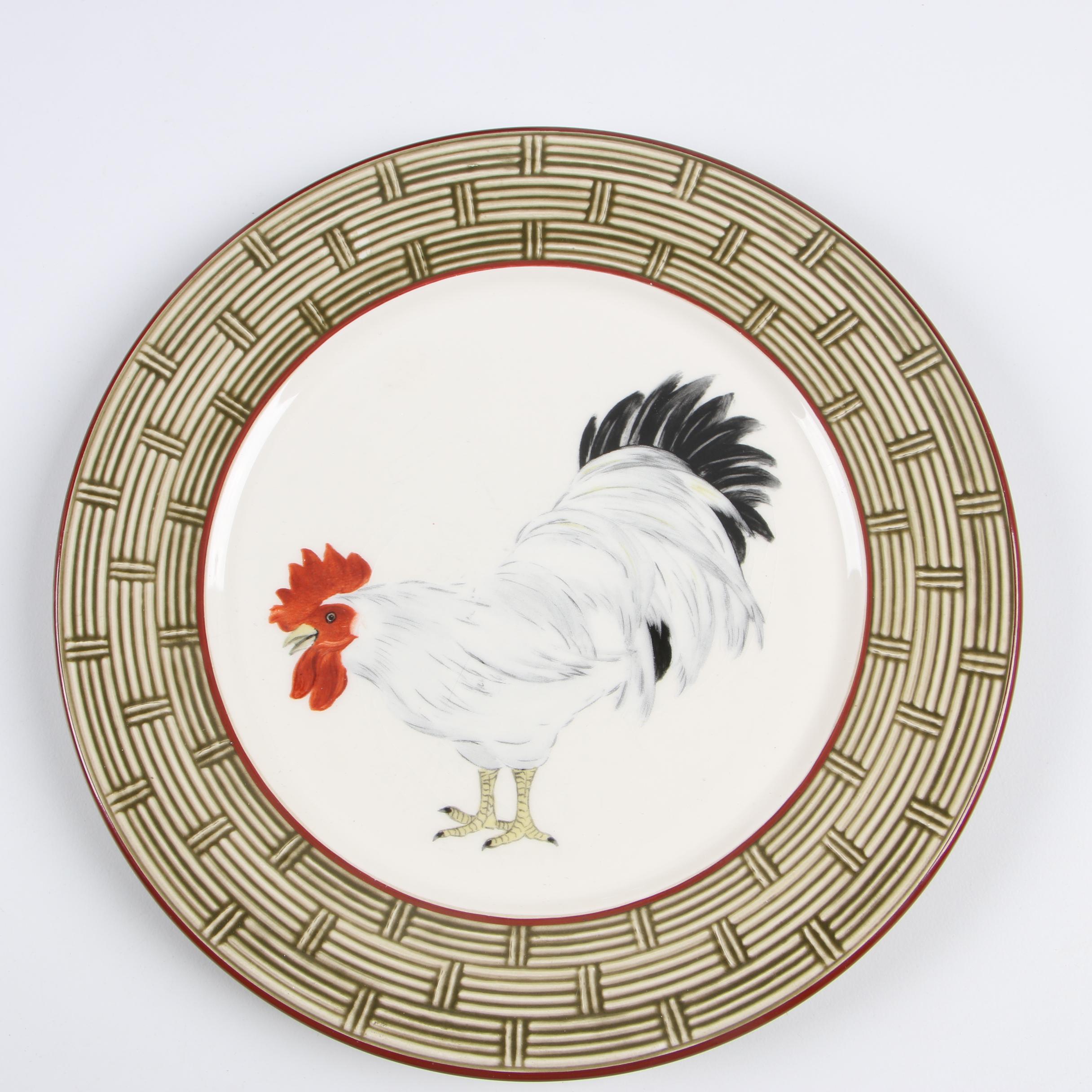 Niderviller "Cour Normande Bronze Green" Earthenware Dinnerware