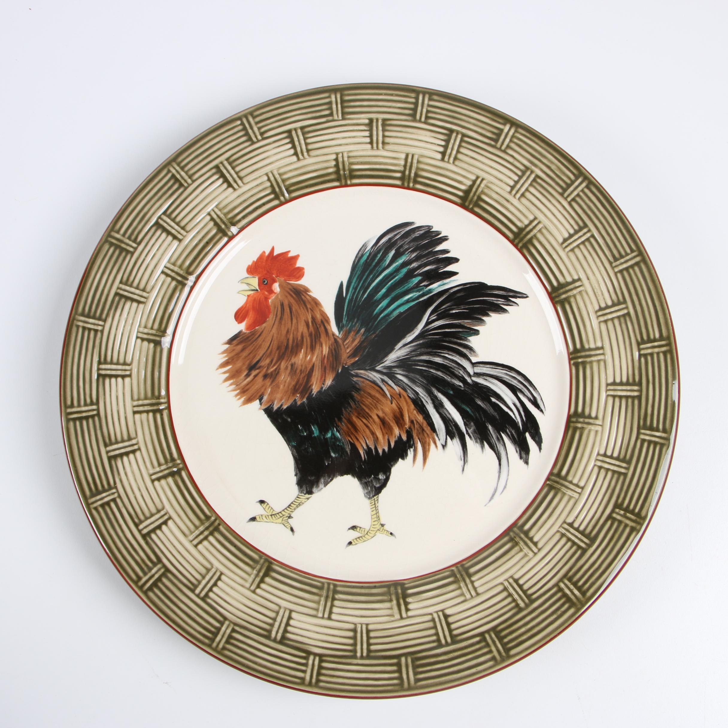 Niderviller "Cour Normande Bronze Green" Earthenware Dinnerware