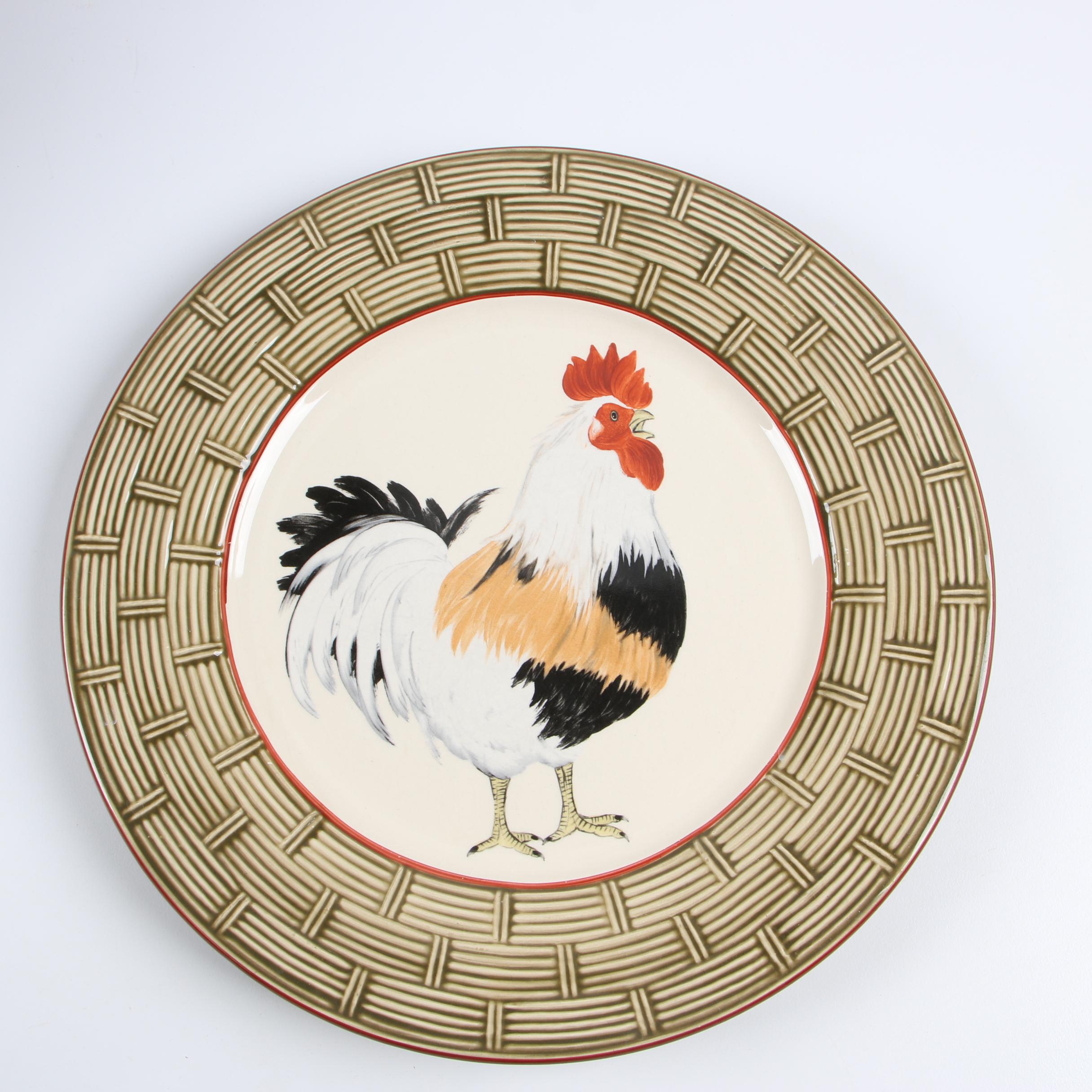 Niderviller "Cour Normande Bronze Green" Earthenware Dinnerware