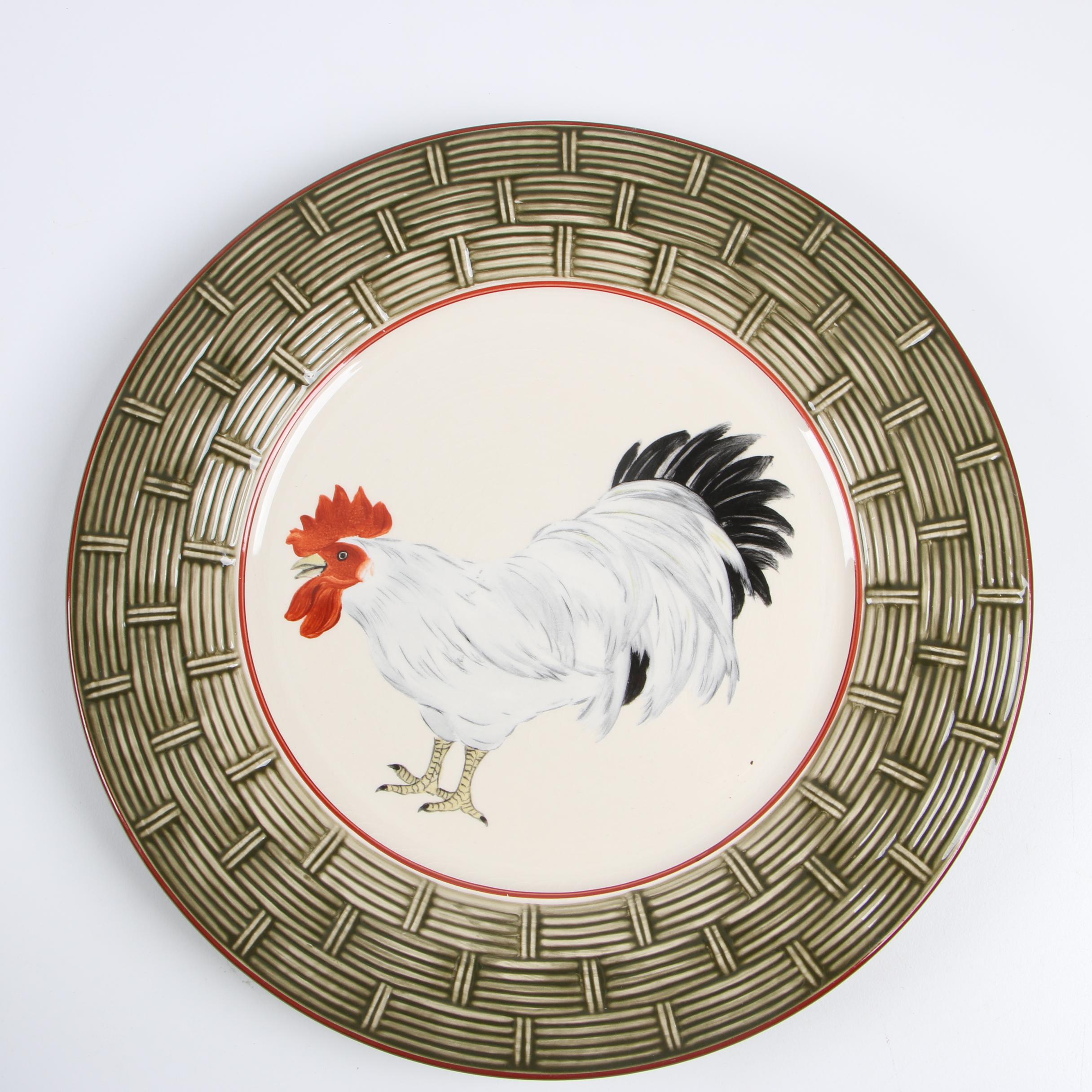 Niderviller "Cour Normande Bronze Green" Earthenware Dinnerware