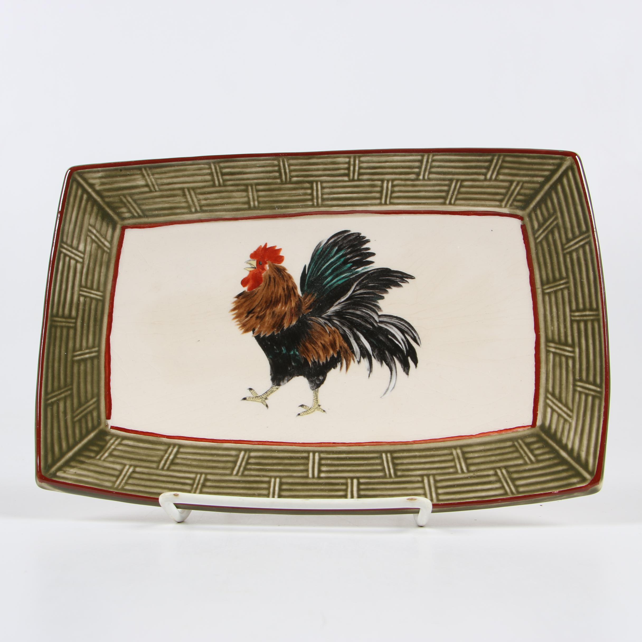 Niderviller "Cour Normande Bronze Green" Earthenware Dinnerware