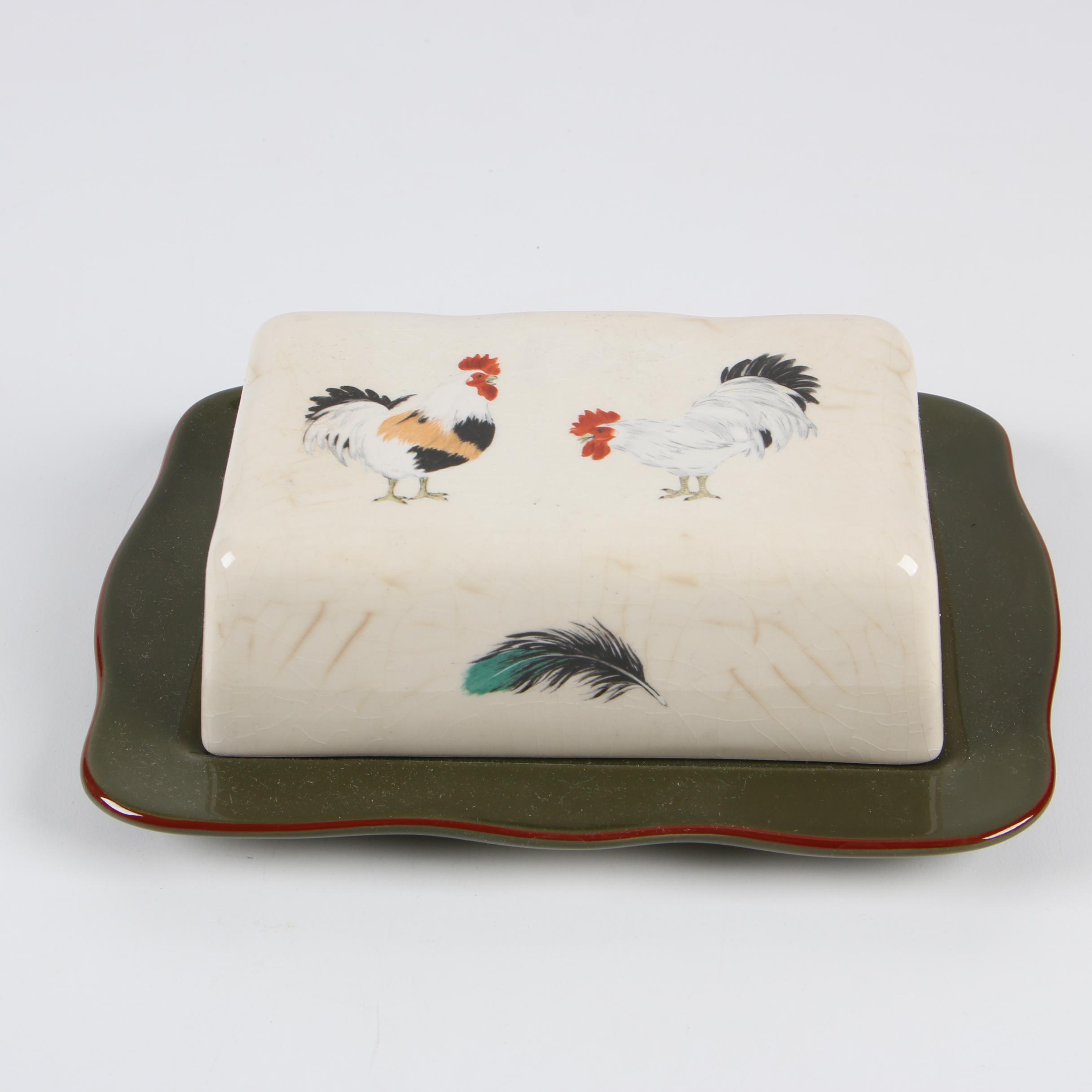 Niderviller "Cour Normande Bronze Green" Earthenware Dinnerware