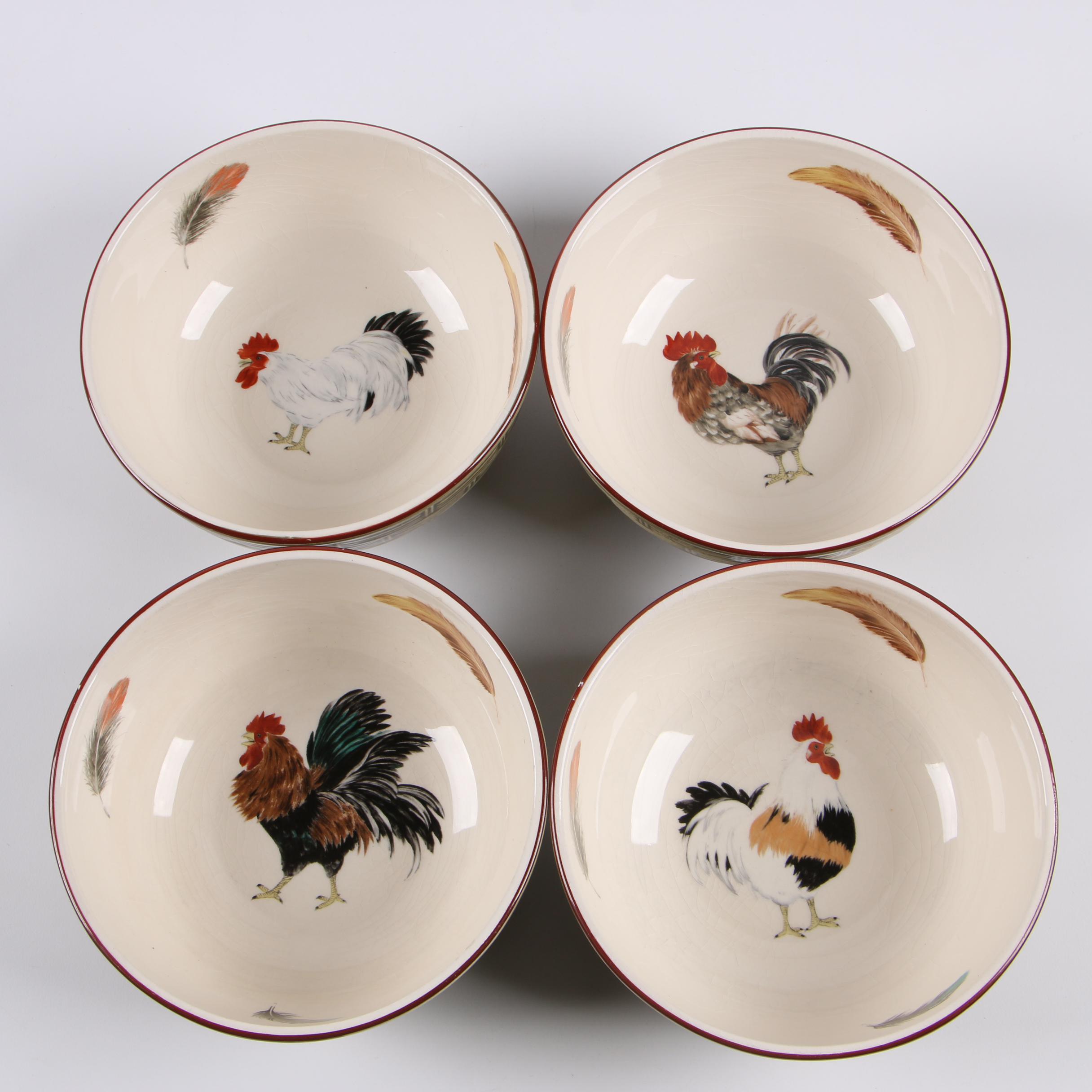 Niderviller "Cour Normande Bronze Green" Earthenware Dinnerware