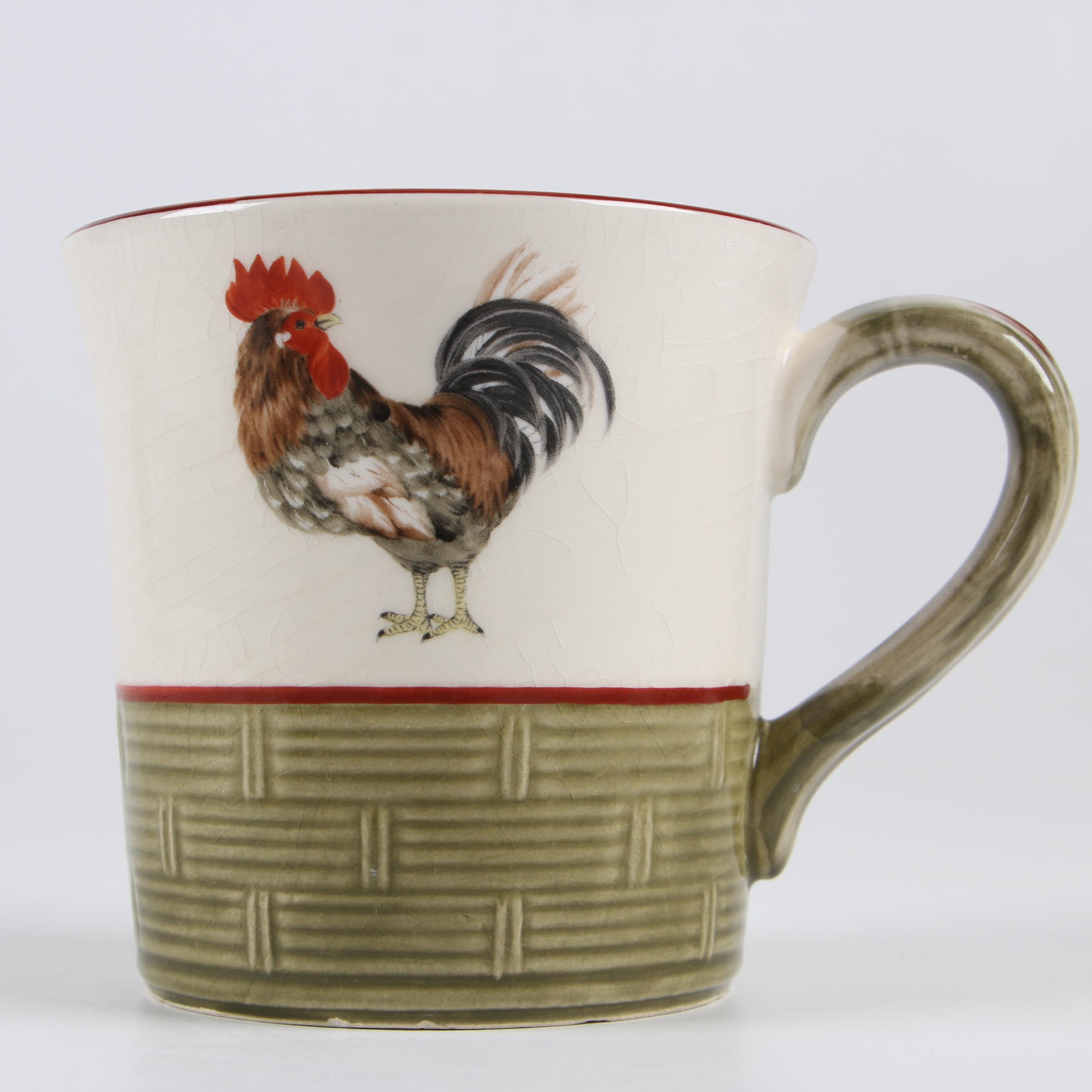 Niderviller "Cour Normande Bronze Green" Earthenware Dinnerware