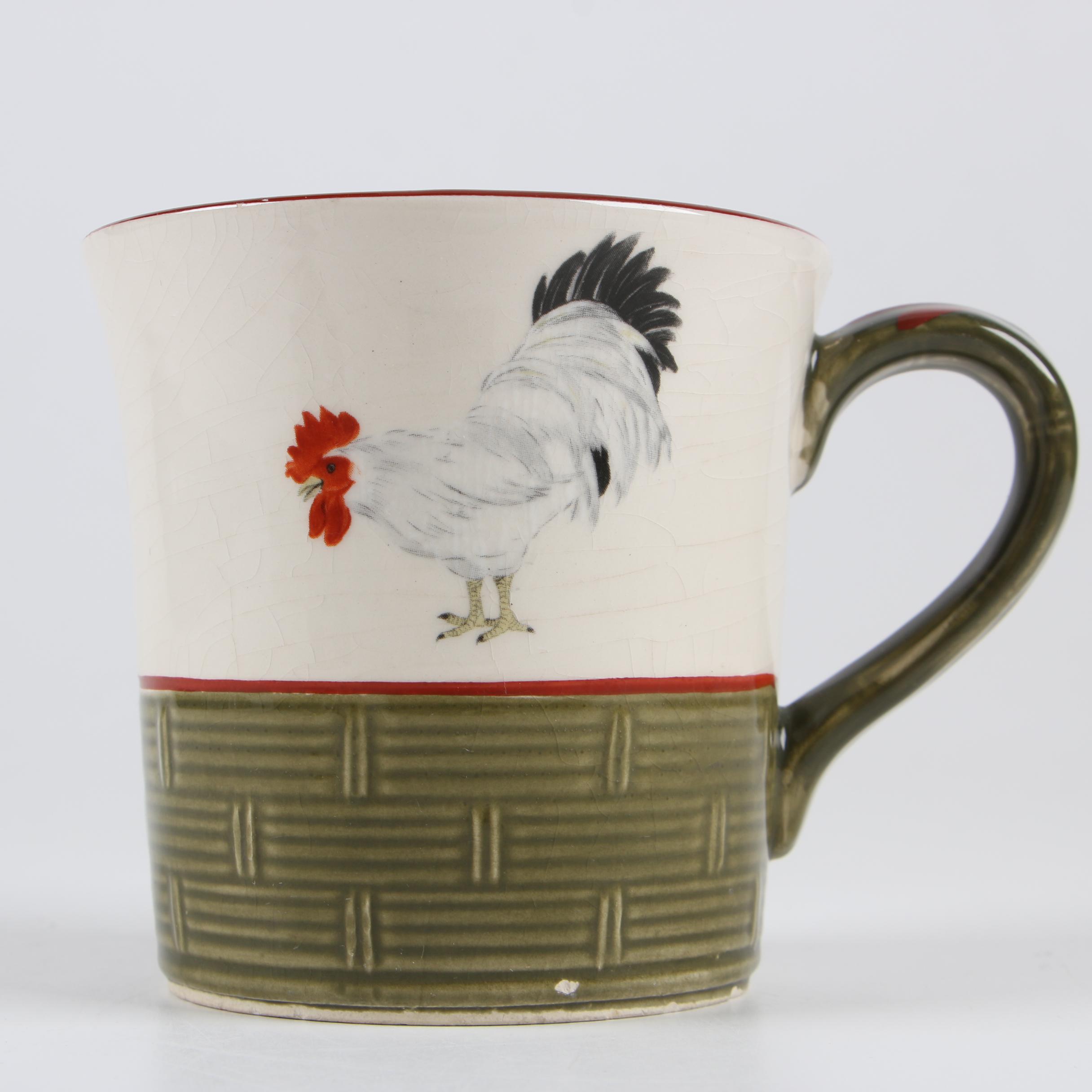 Niderviller "Cour Normande Bronze Green" Earthenware Dinnerware