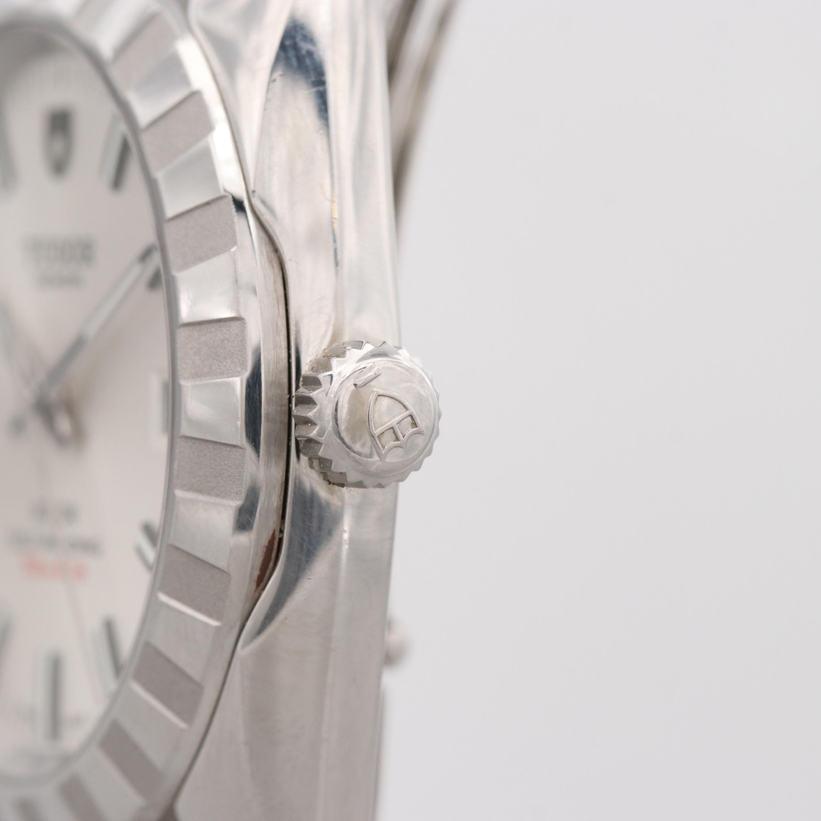 Tudor By Rolex Auto Prince Stainless Steel Watch With Date