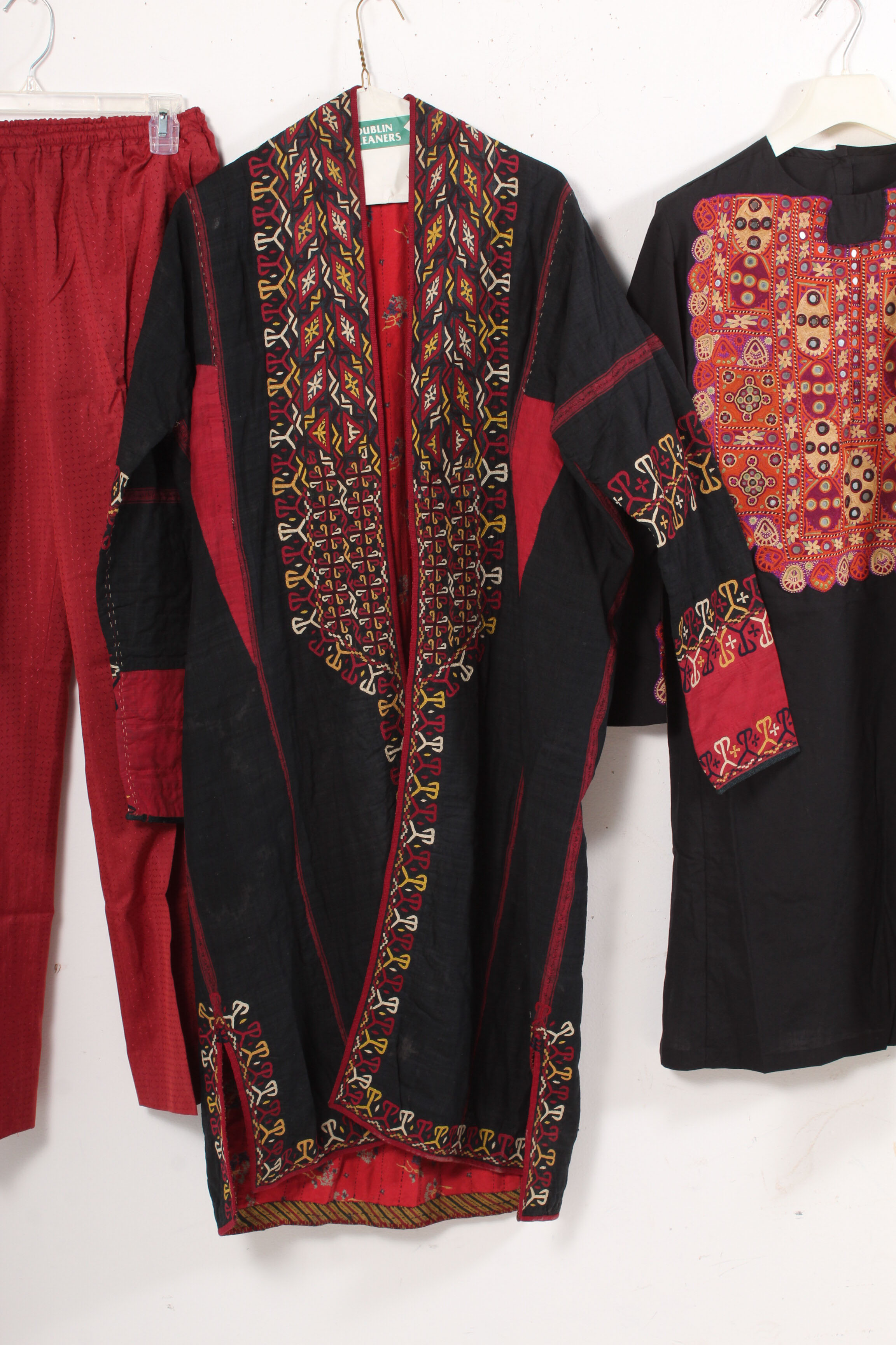 Middle Eastern Traditional Folk Clothing Including Embroidery
