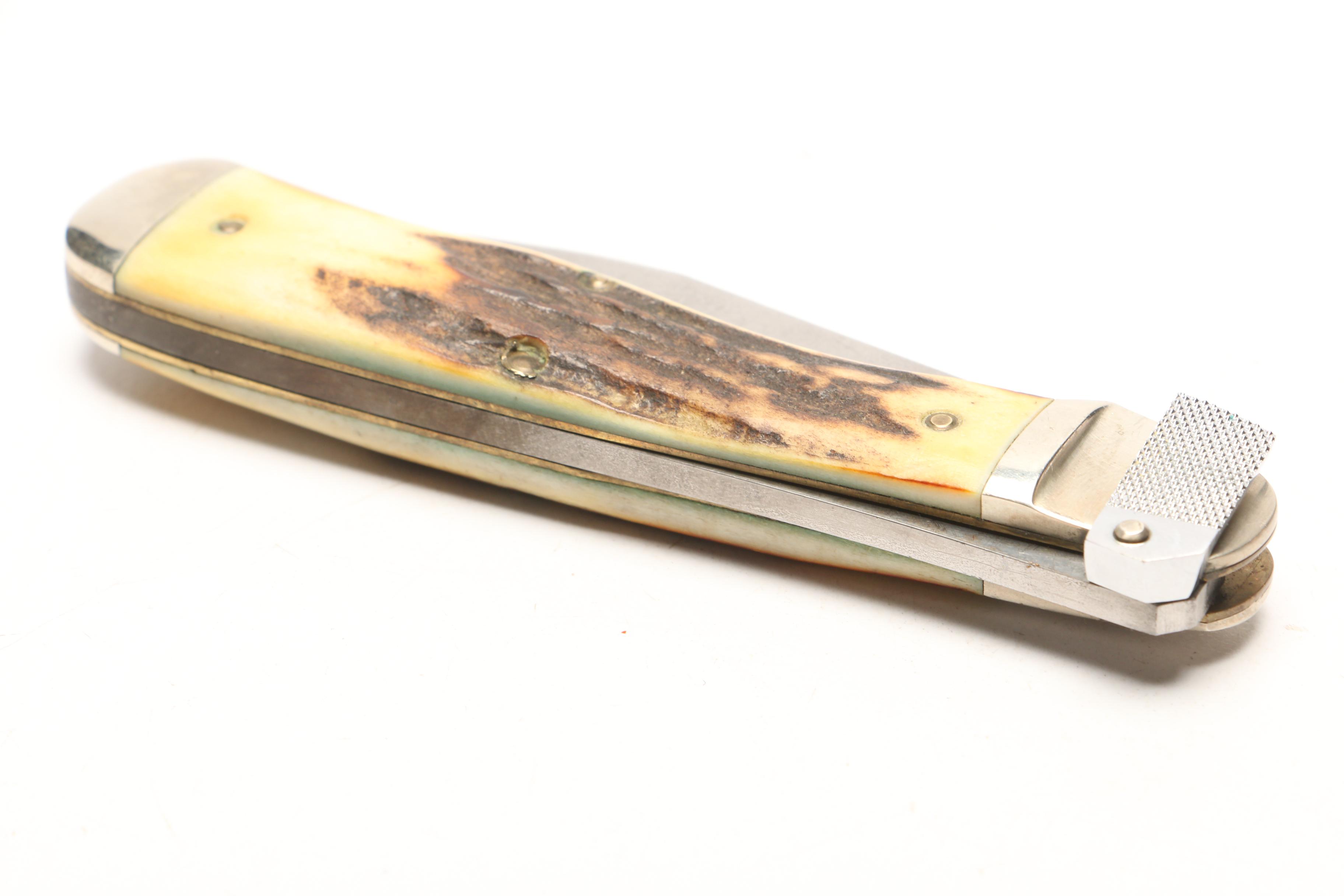 Vintage A.C. MFG. Co. Marinette Folding Knife