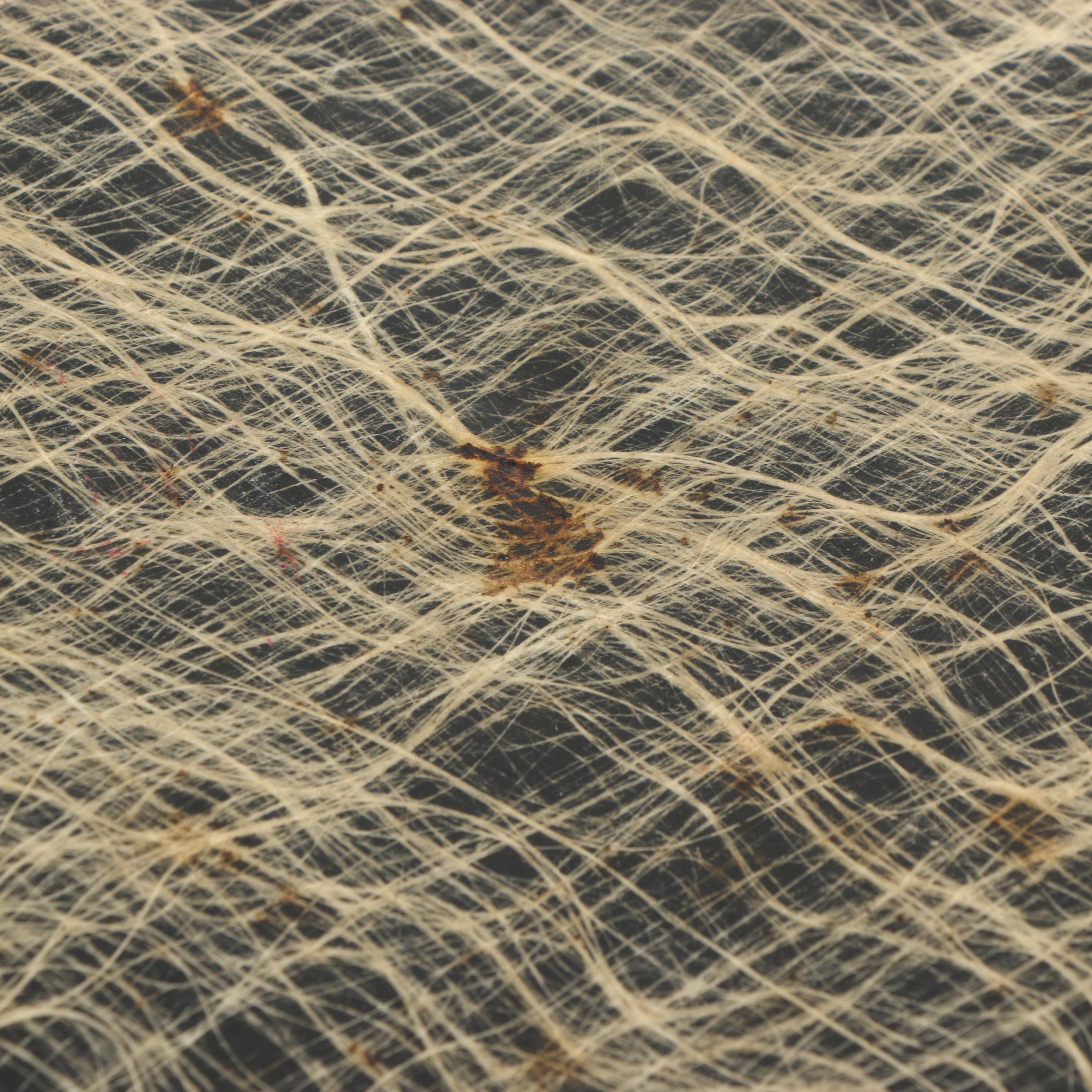 Maximillian New York Fibre Glass Canvas Suitcase, 1940s Vintage