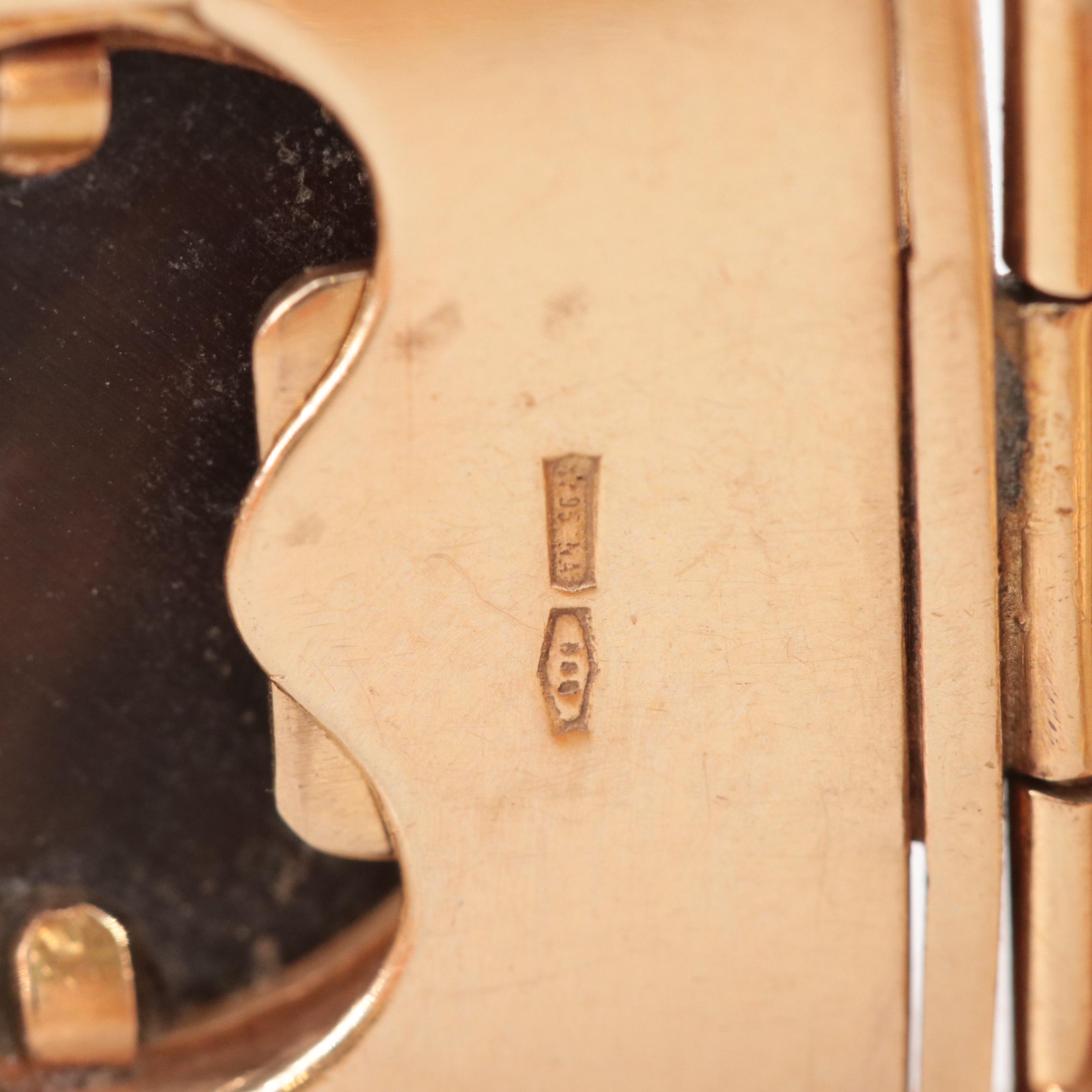 Giovanni Apa 14K Yellow Gold Multi-Gemstone Cameo Bracelet