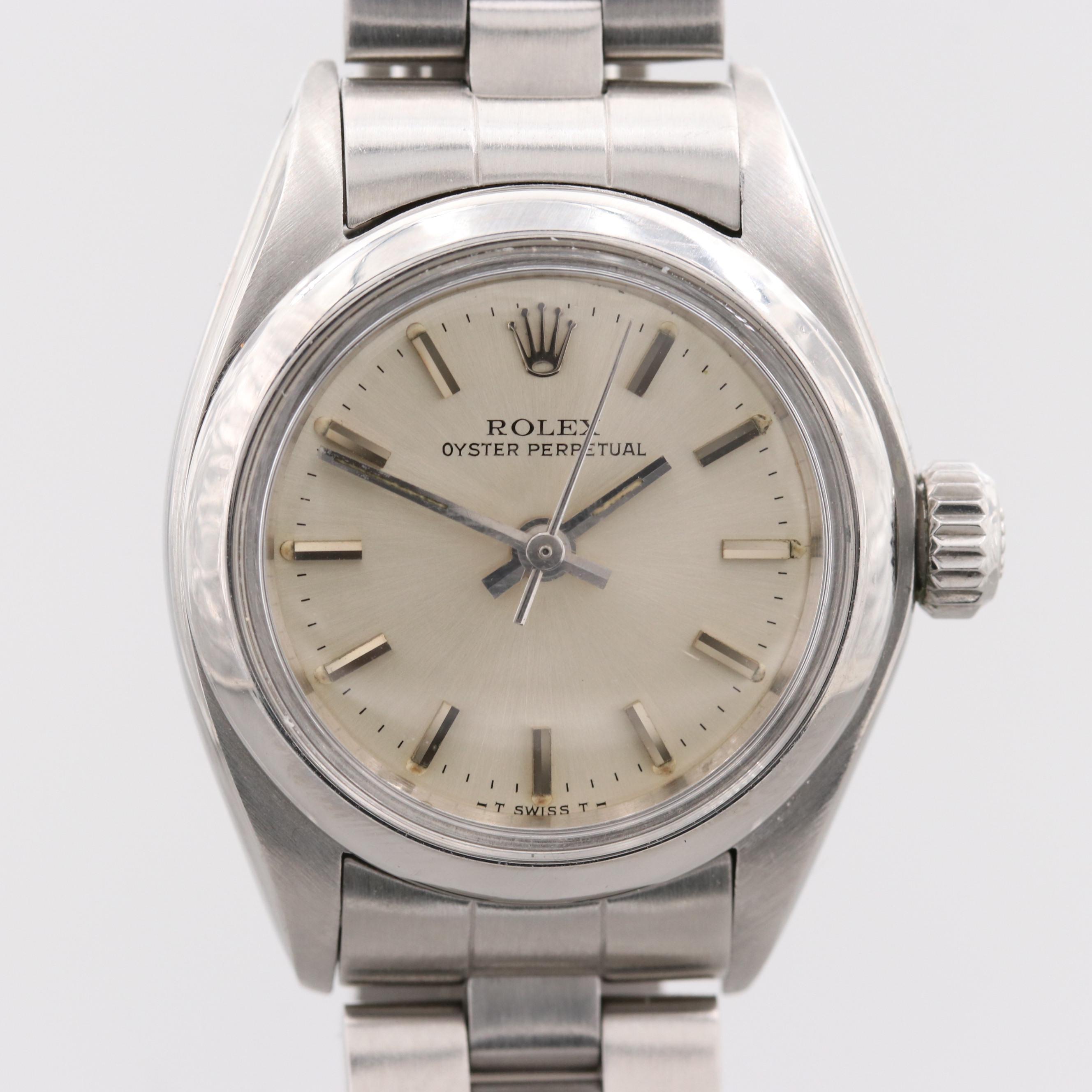 Vintage Rolex Oyster Perpetual Stainless Steel Watch