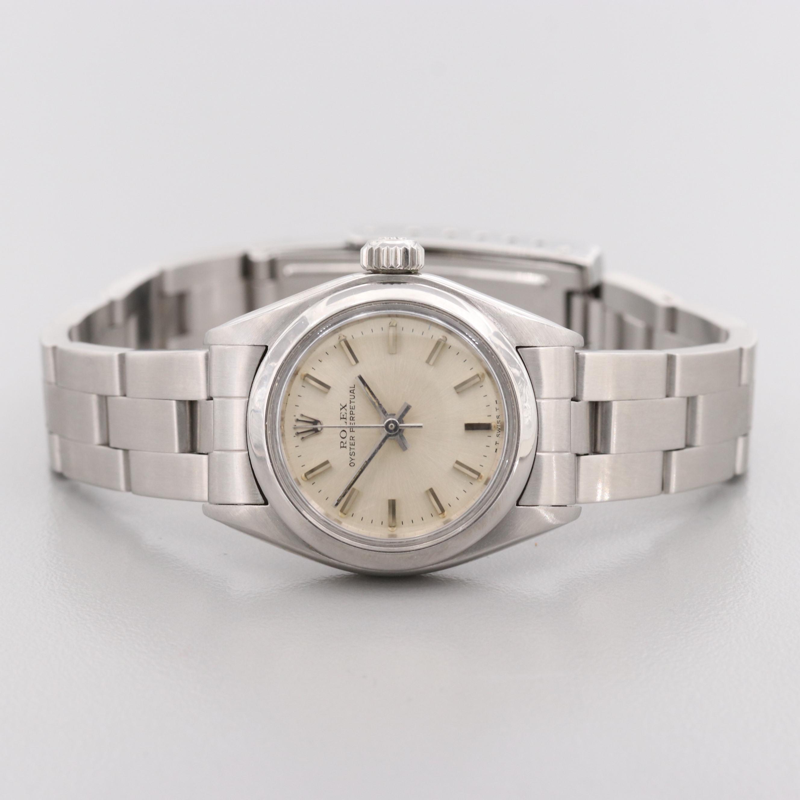 Vintage Rolex Oyster Perpetual Stainless Steel Watch