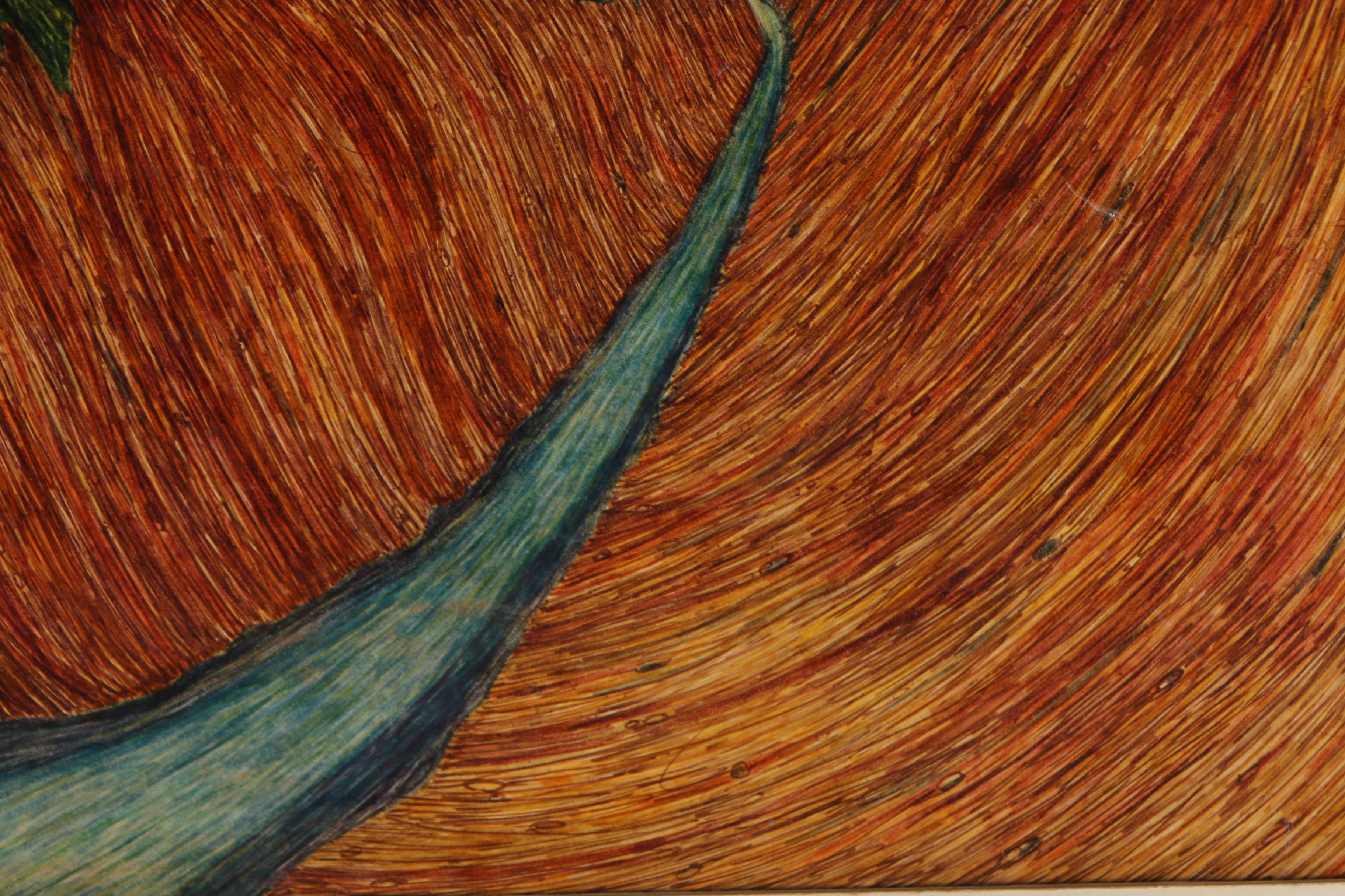 John J. Marfoglia 1994 Folk Mixed Media Paintings