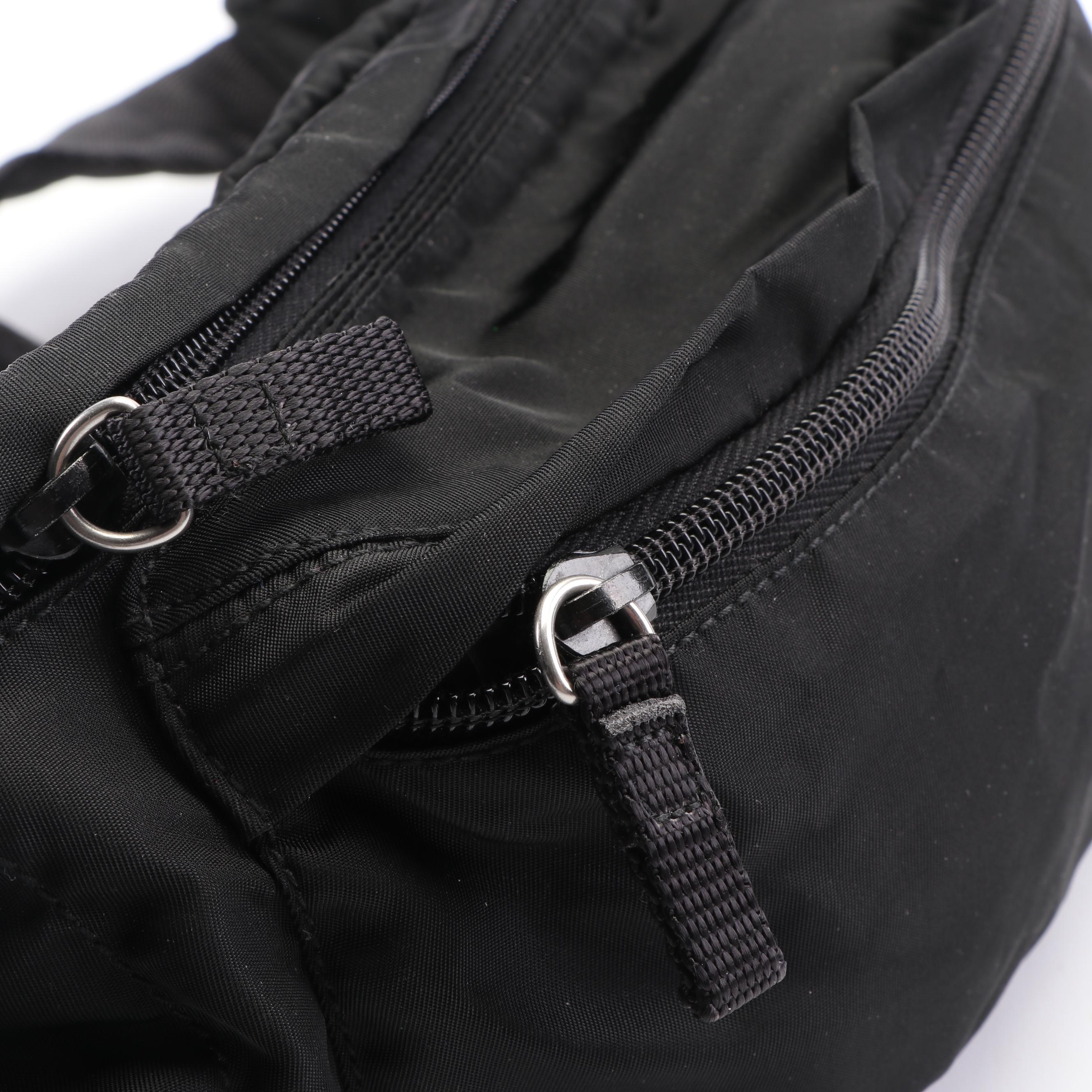 Prada Black Nylon Belt Bag