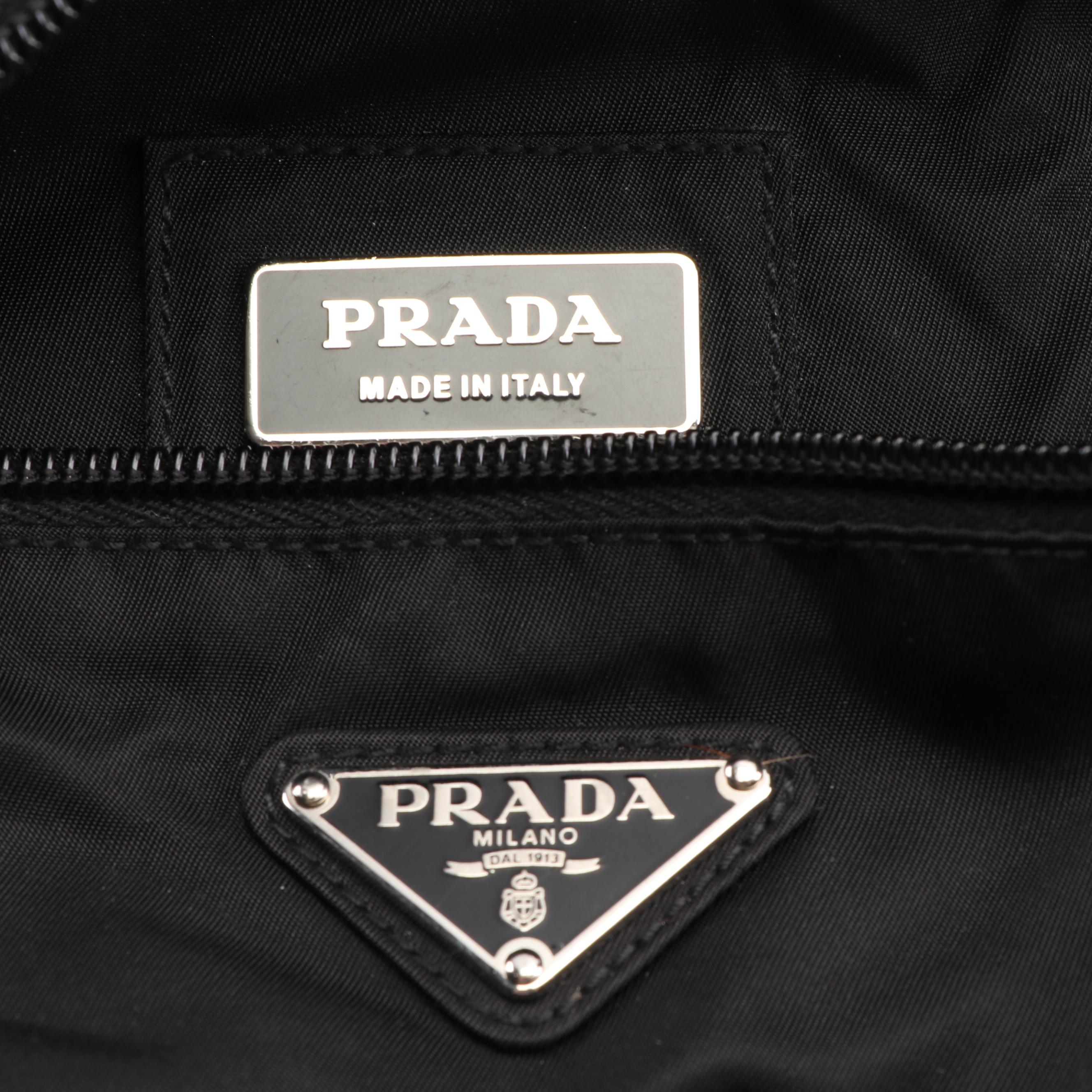 Prada Black Nylon Belt Bag