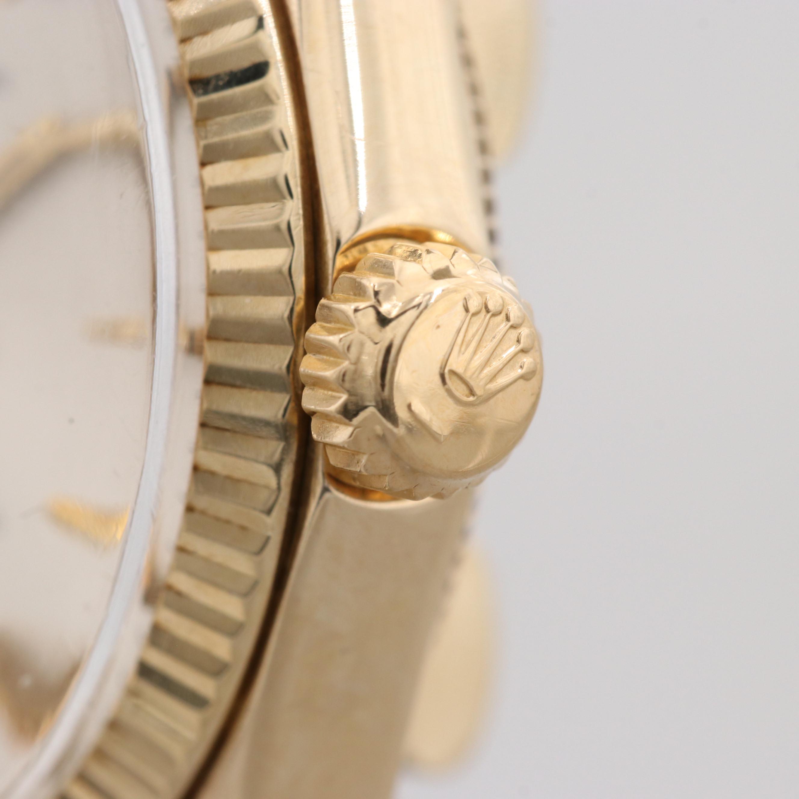 Vintage Rolex Oyster Perpetual 14K Yellow Gold Watch, 1969