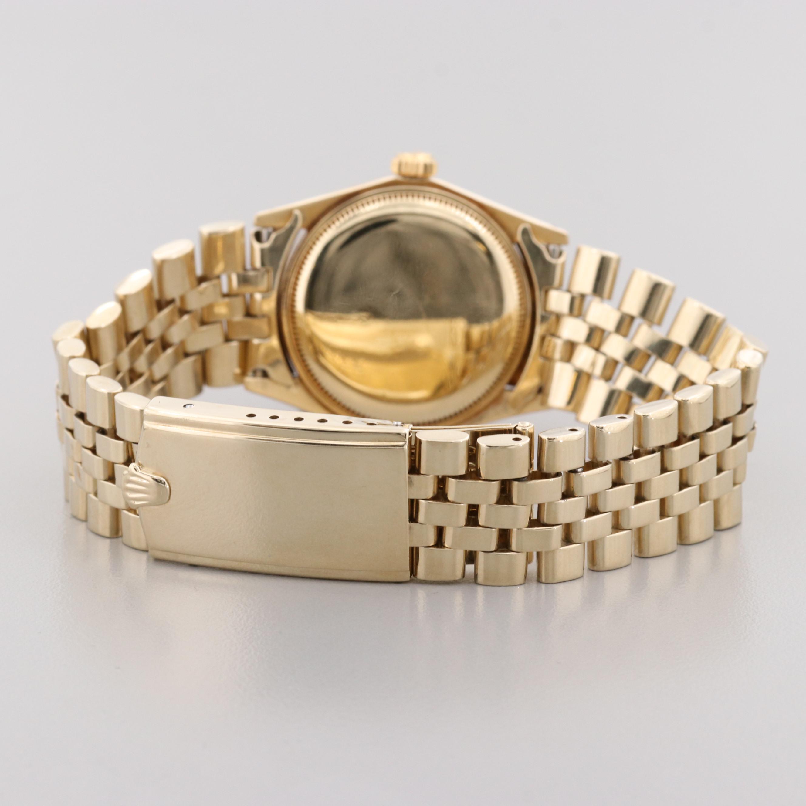 Vintage Rolex Oyster Perpetual 14K Yellow Gold Watch, 1969