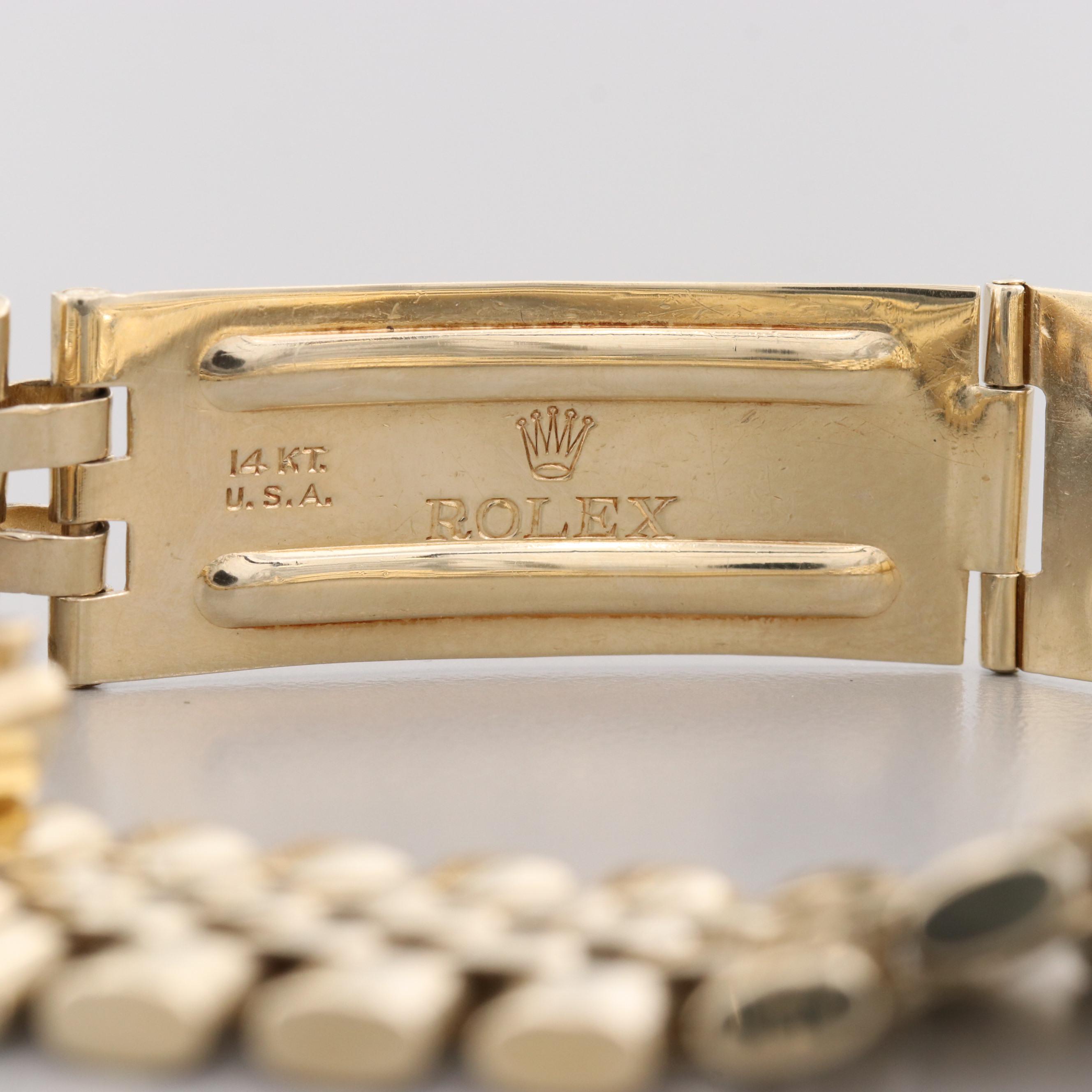 Vintage Rolex Oyster Perpetual 14K Yellow Gold Watch, 1969