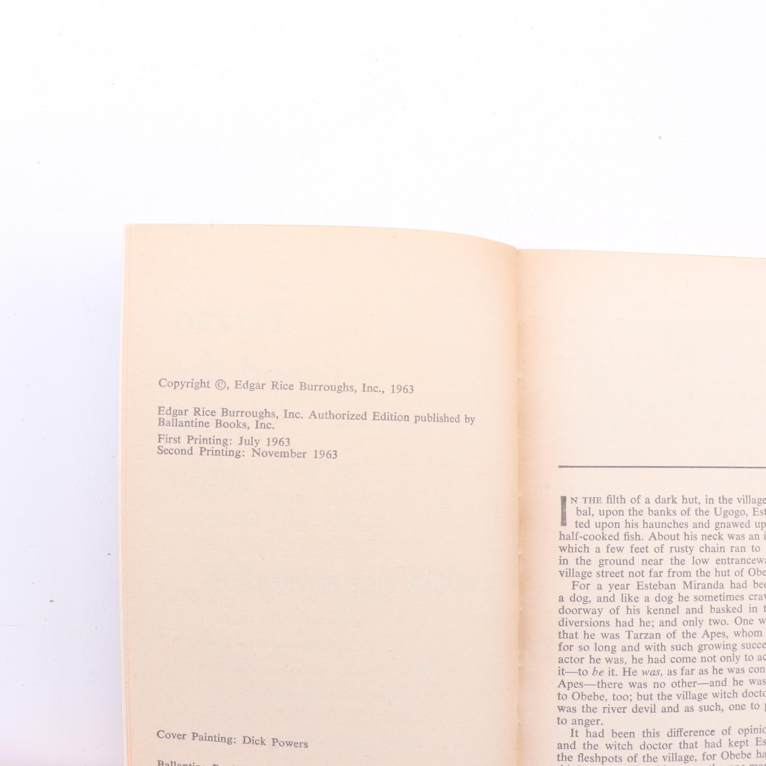 "Tarzan" Ballantine Books Box Set by Edgar Rice Burroughs, 1969