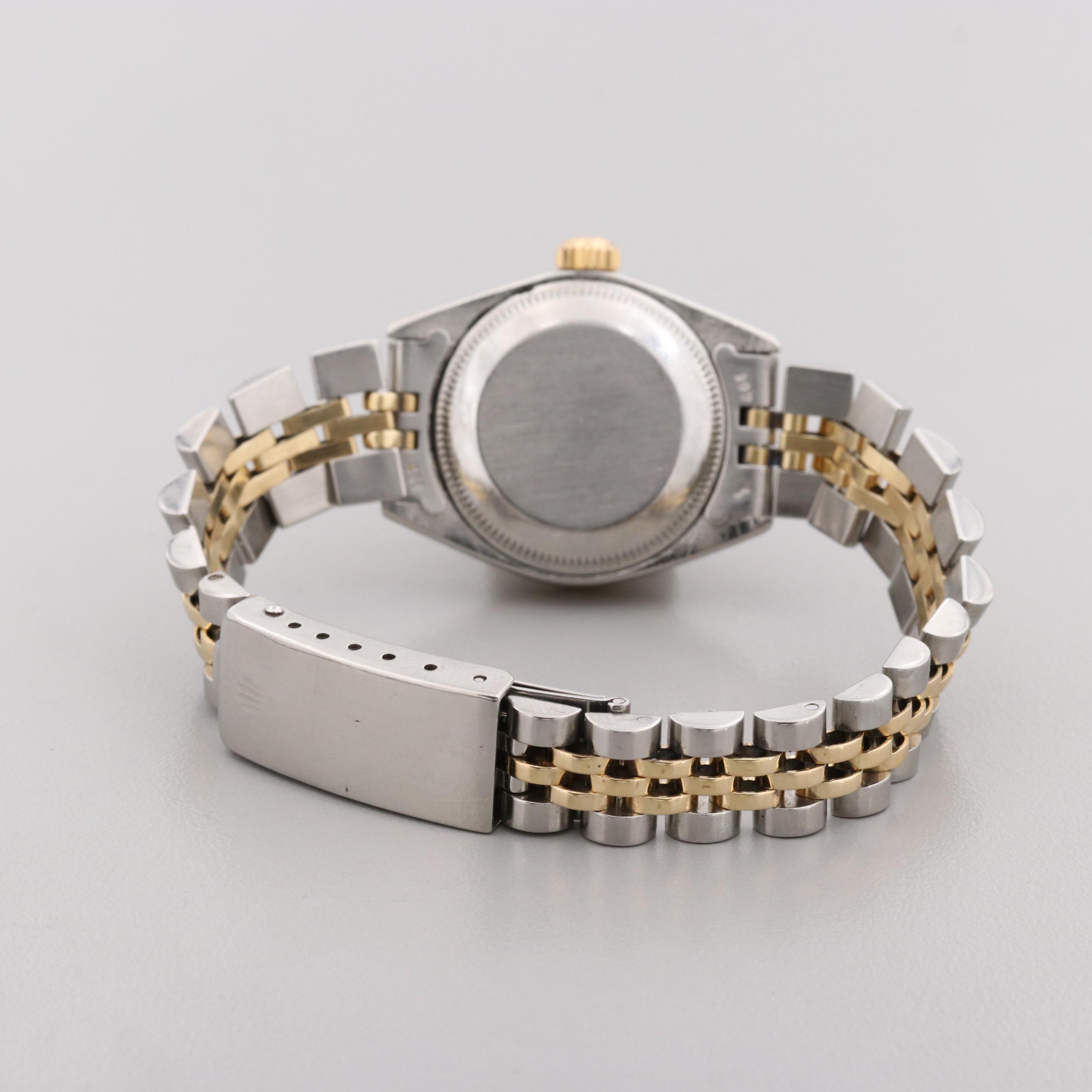 Vintage Rolex Datejust Stainless Steel and 14K Yellow Gold Watch