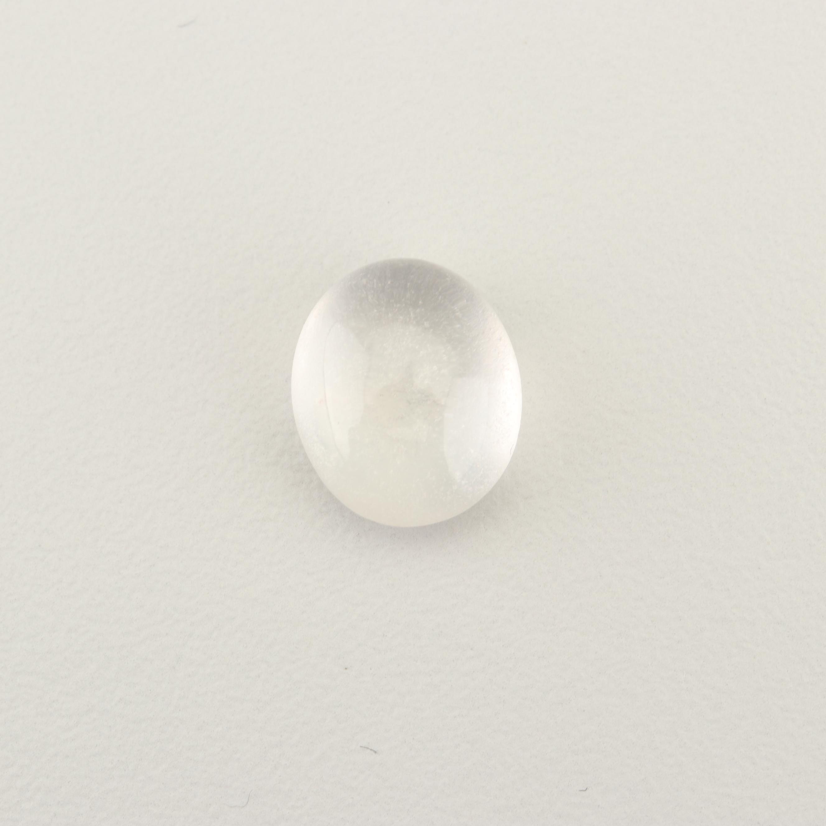 14K White Gold Semi-Mount Ring with 4.92 CT Loose Moonstone