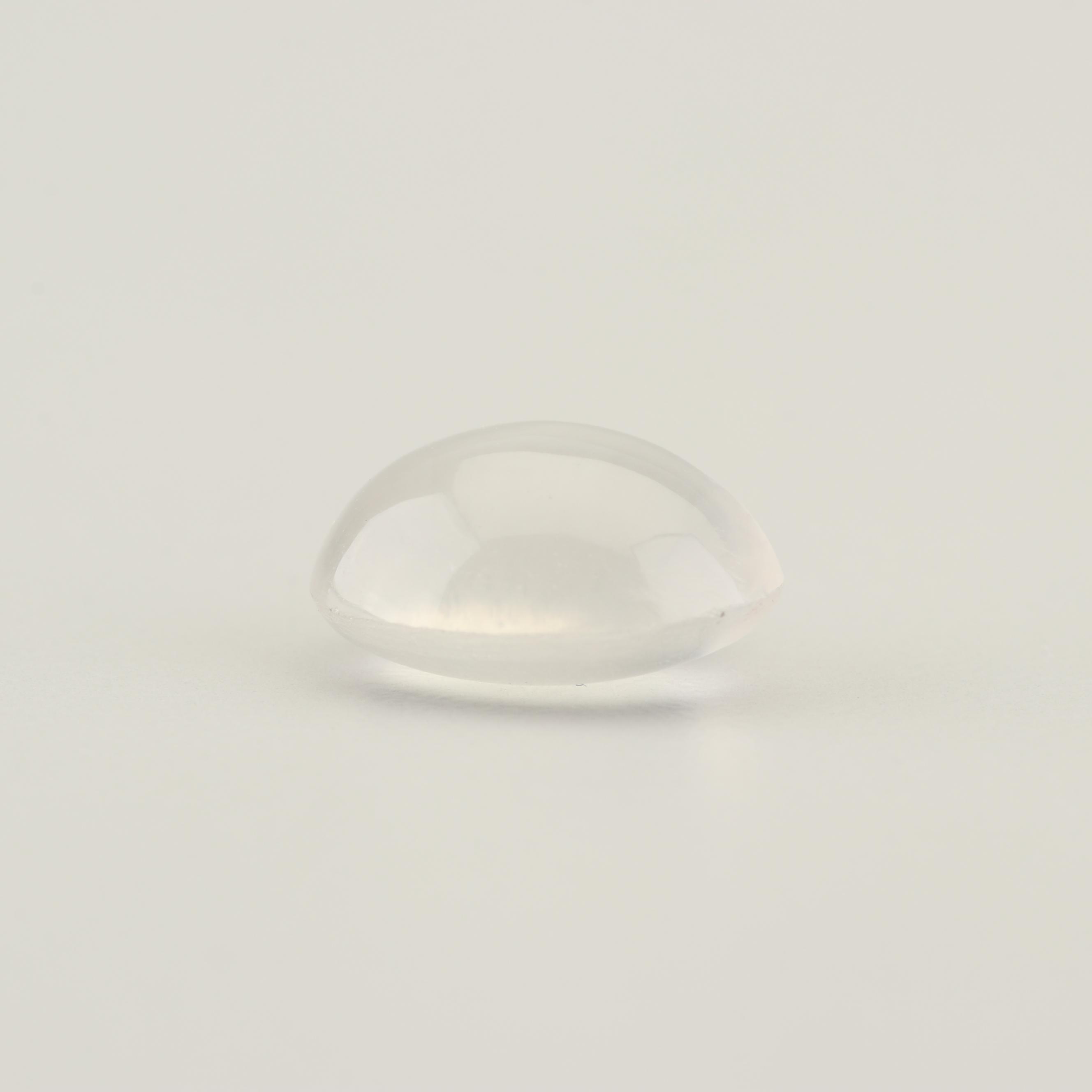 14K White Gold Semi-Mount Ring with 4.92 CT Loose Moonstone