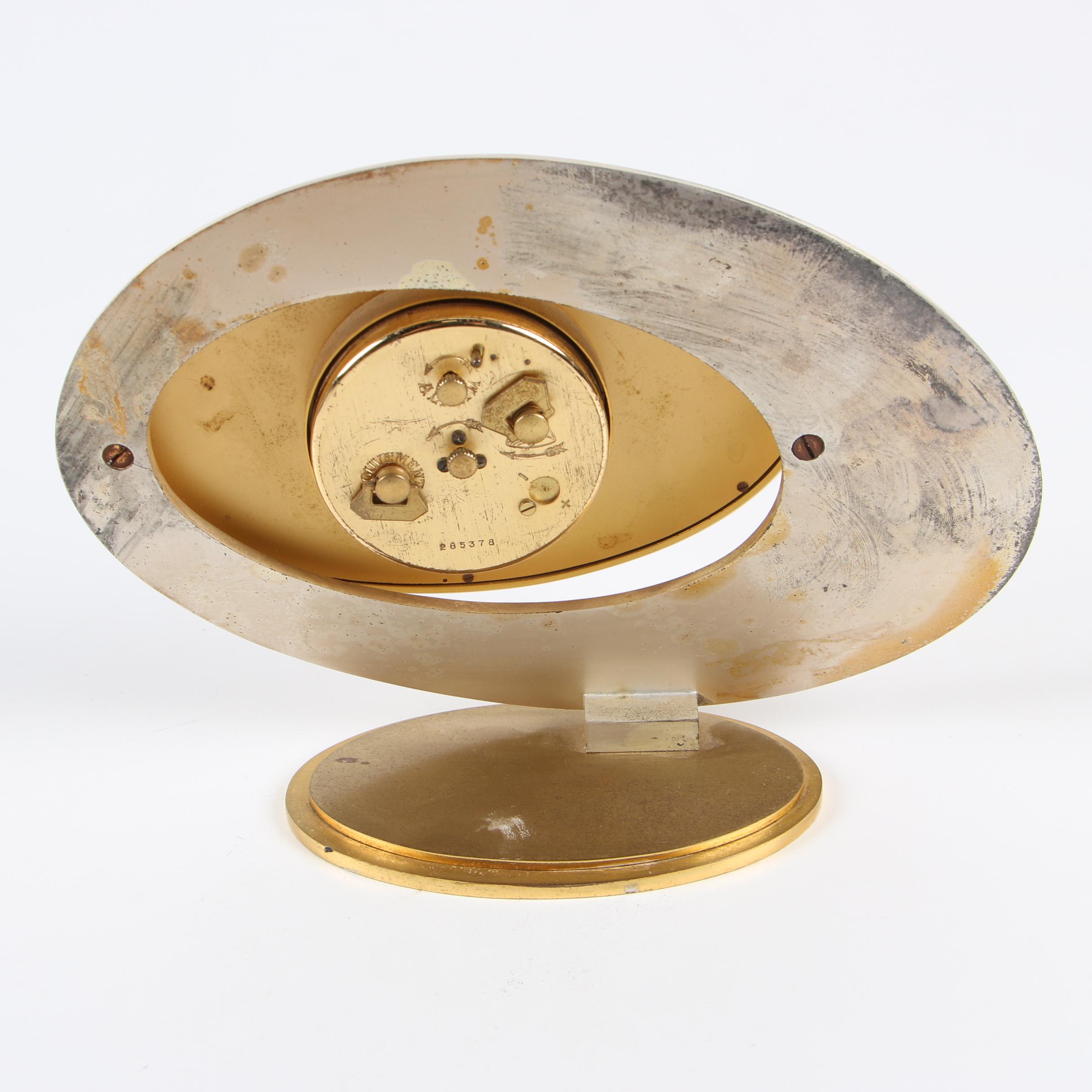 Looping 15 Jewel Eight Day Alarm Clock, Mid-Century