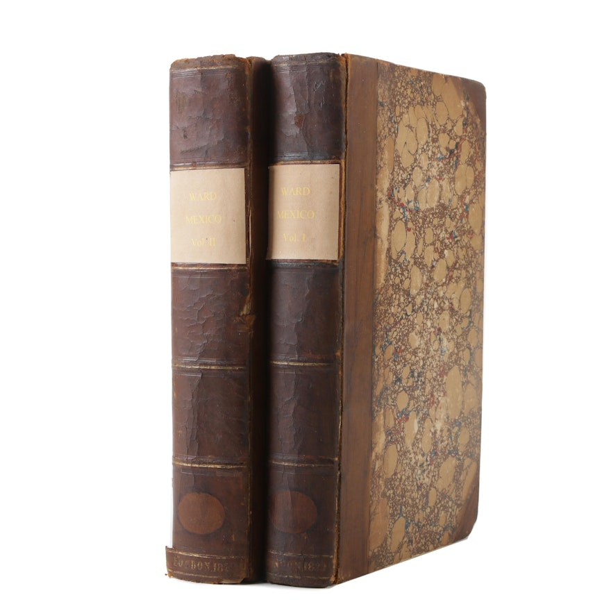 Second Edition "Mexico" Volumes I and II by Henry George Ward, 1829