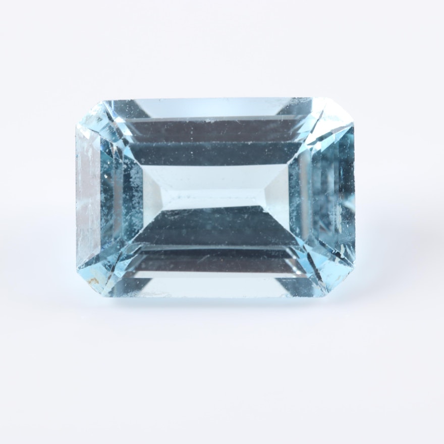 Loose 8.60 CT Blue Topaz Gemstone