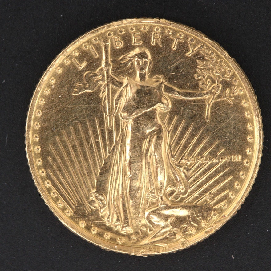 1988 $5 Tenth-Ounce Gold American Gold Eagle Bullion Coin