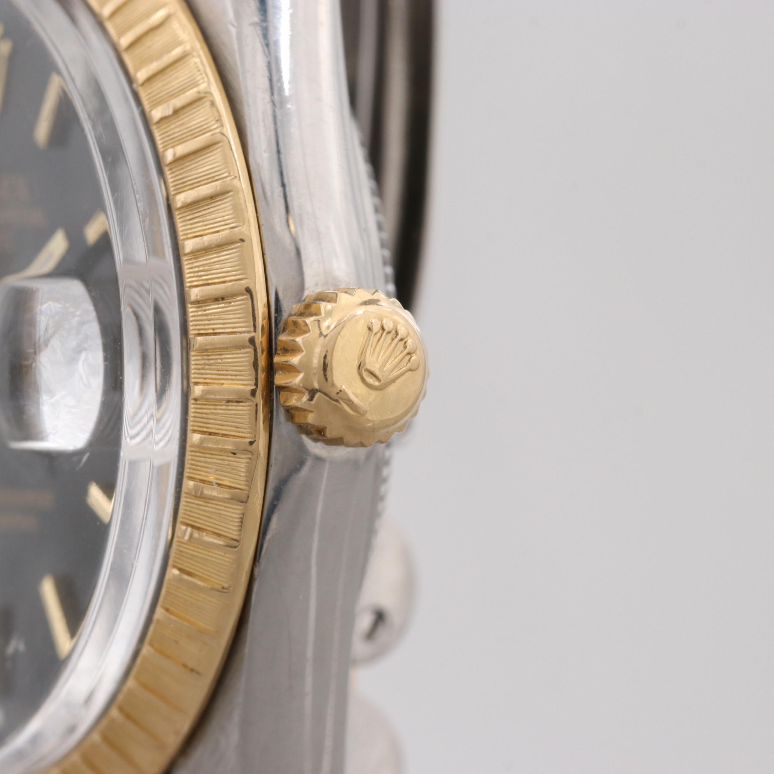 Rolex Datejust Stainless steel and 18K Yellow Gold Automatic Watch, 1986
