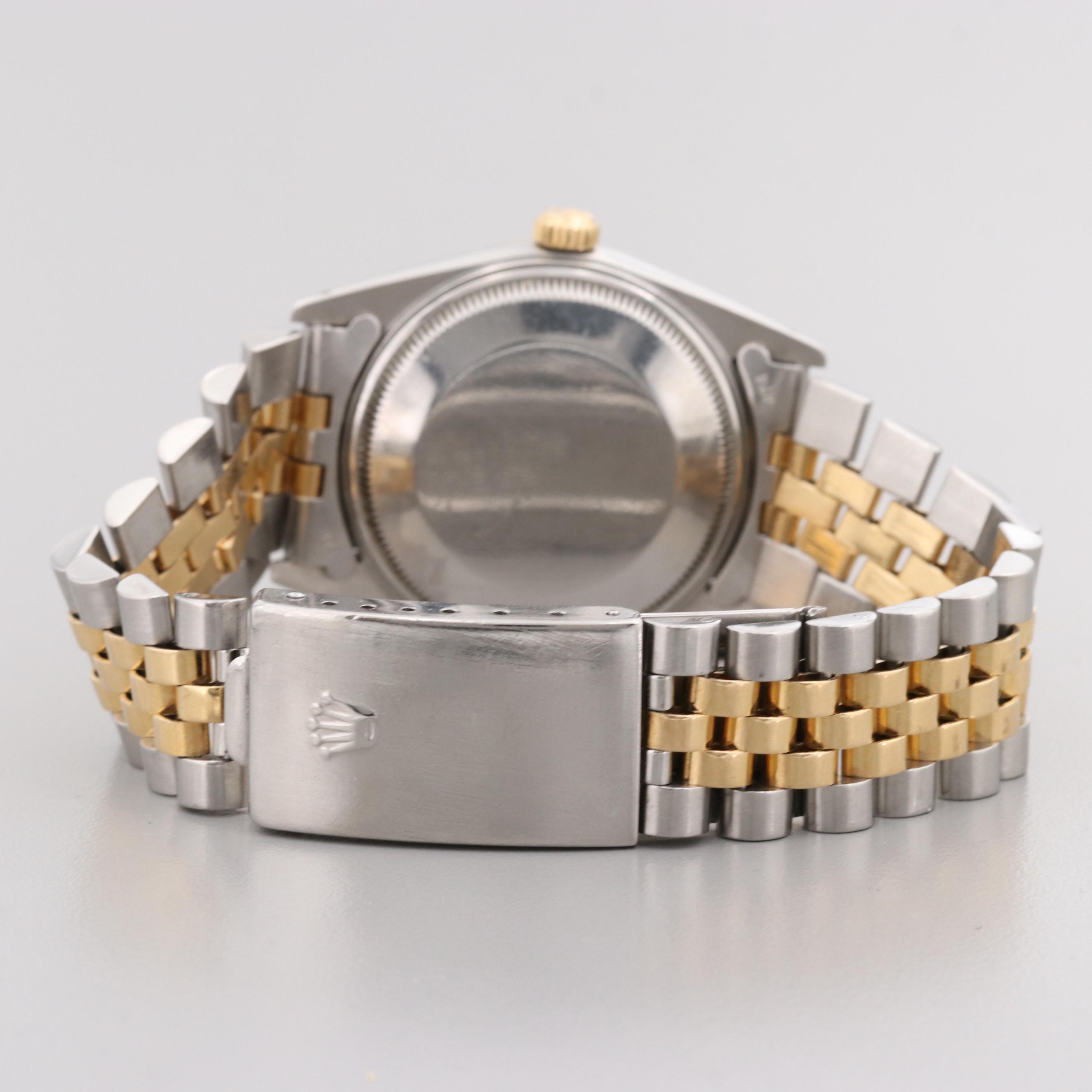 Rolex Datejust Stainless steel and 18K Yellow Gold Automatic Watch, 1986