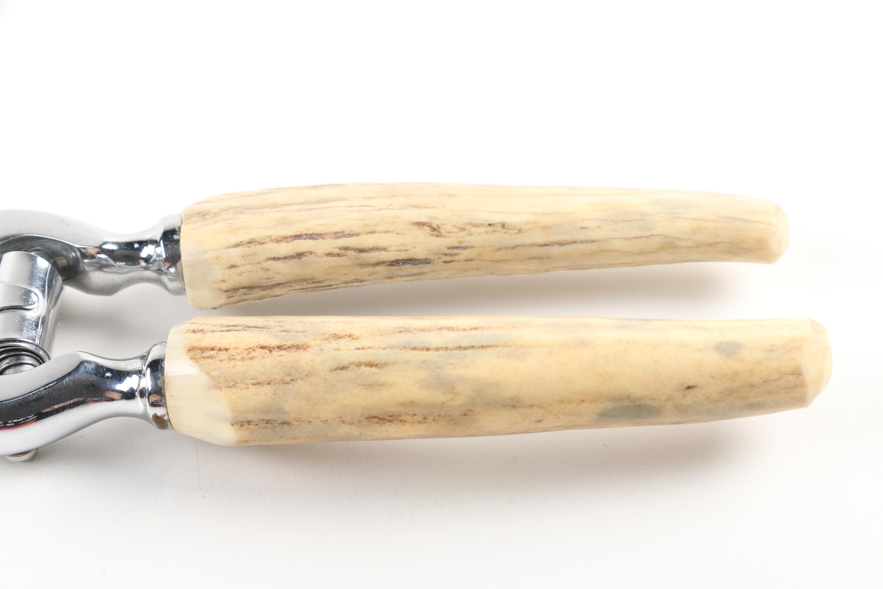 Voos Co. Stag Horn Handle Poultry Shears