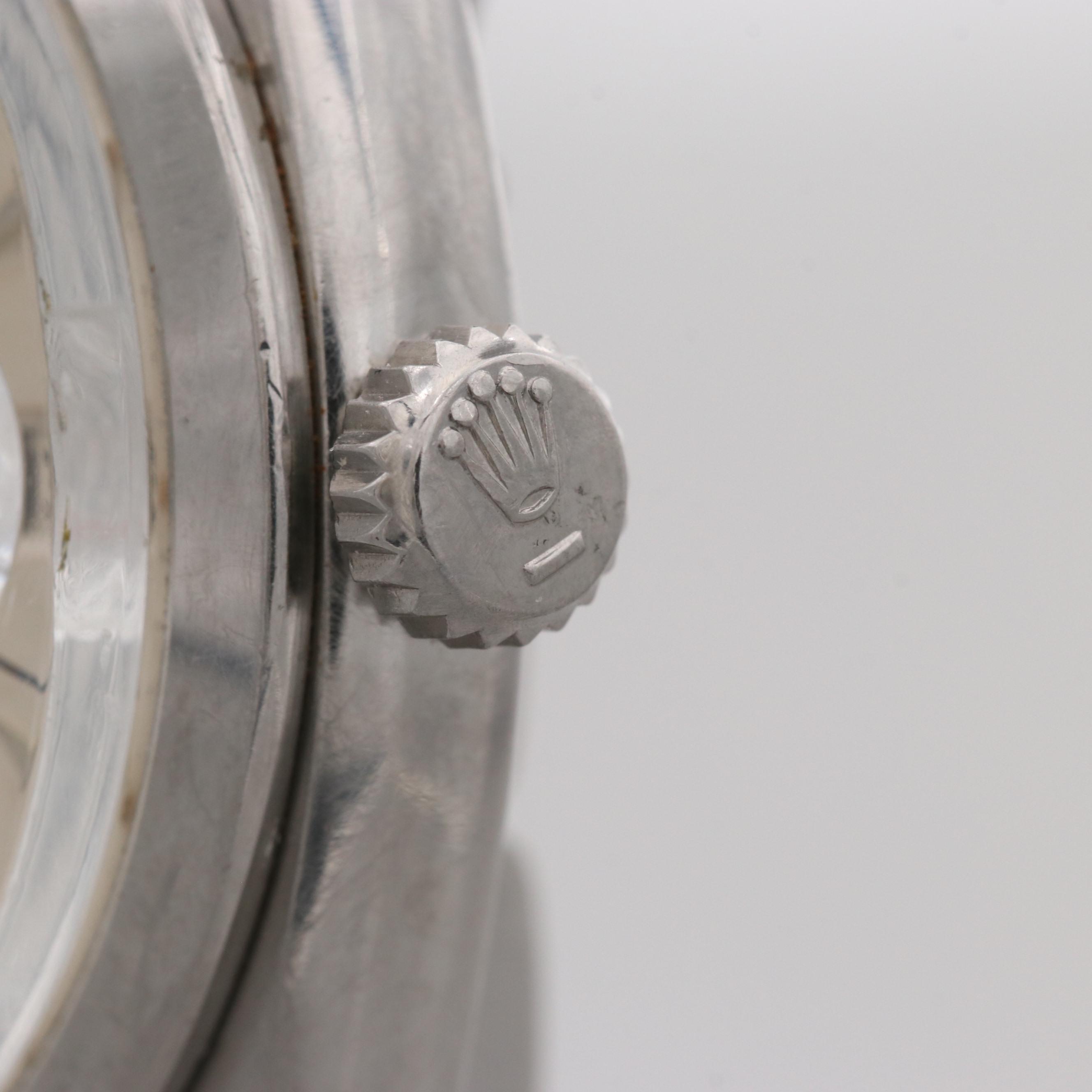 Vintage Rolex Oyster Perpetual Stainless Steel Automatic Watch With Date