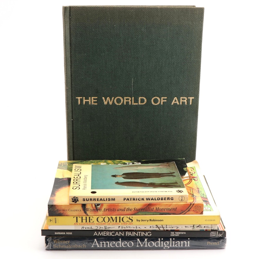 Art Books including "American Painting" by Barbara Rose