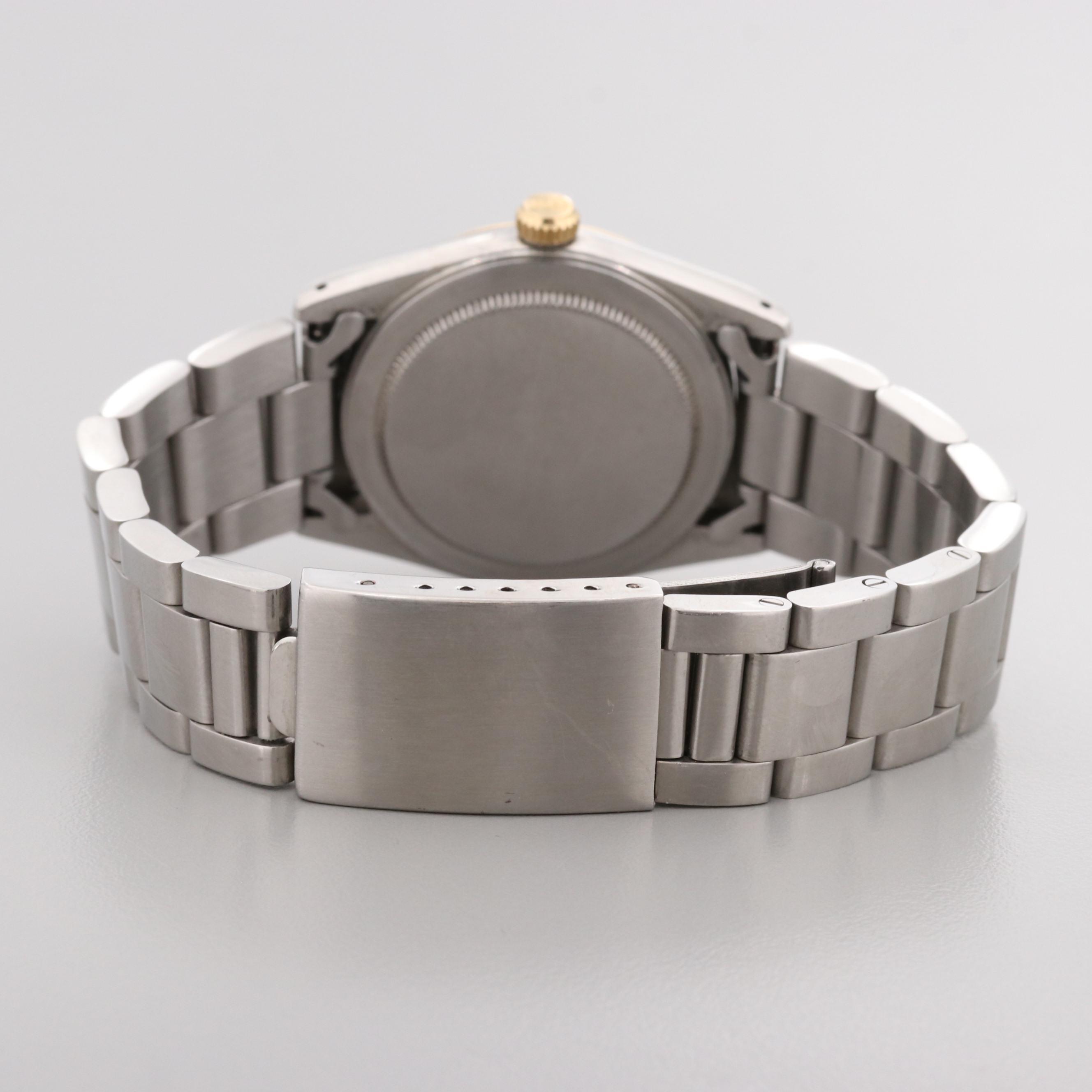 Vintage Tudor Prince Oyster Date Stainless Steel and 18K Yellow Gold Watch