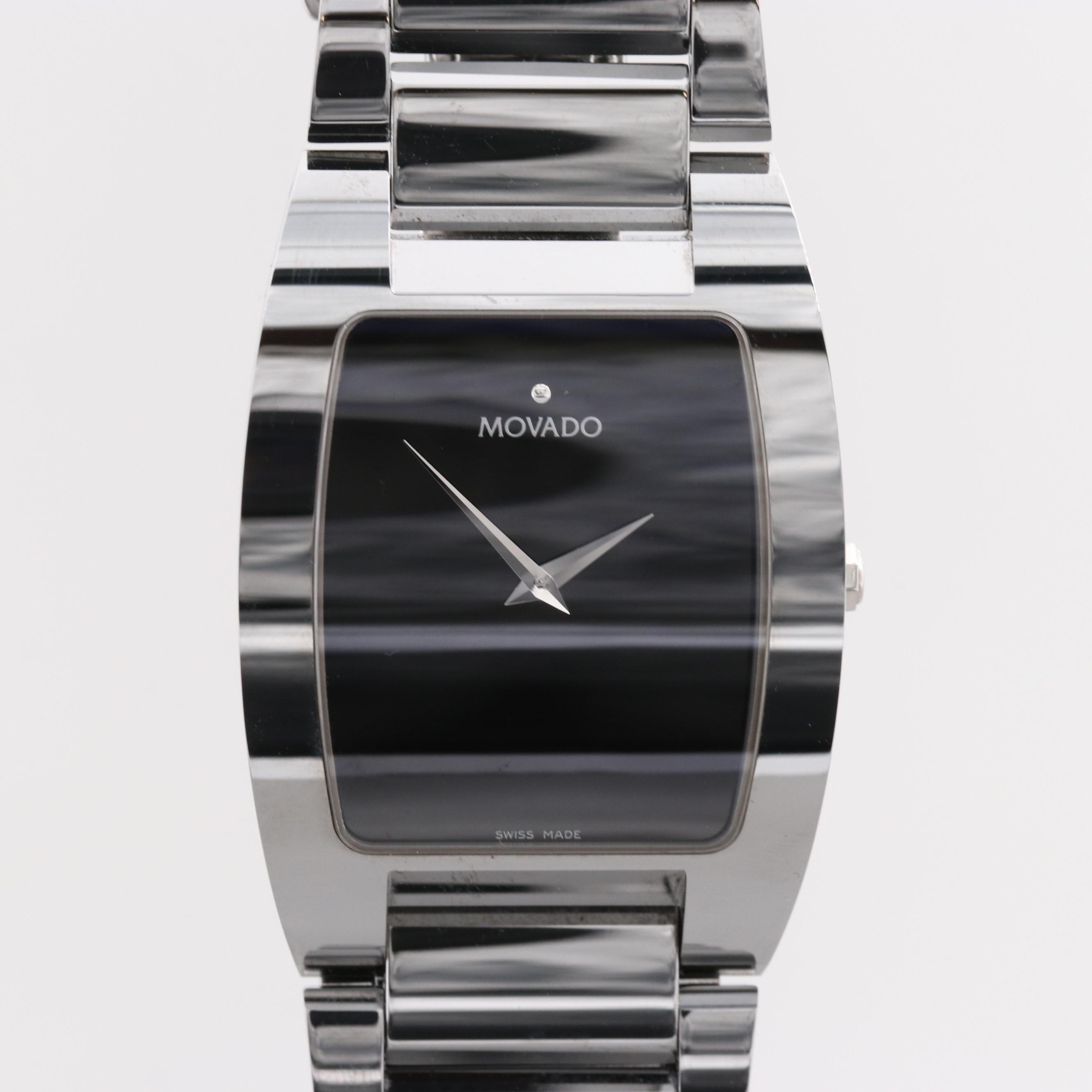 Movado Fiero Tungsten Carbide Quartz Watch