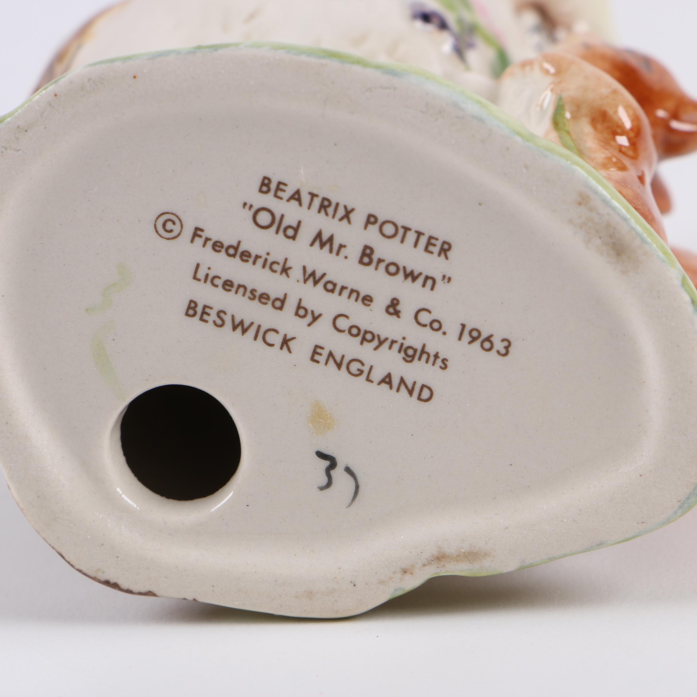 Vintage Beswick "Beatrix Potter" Porcelain Figurines