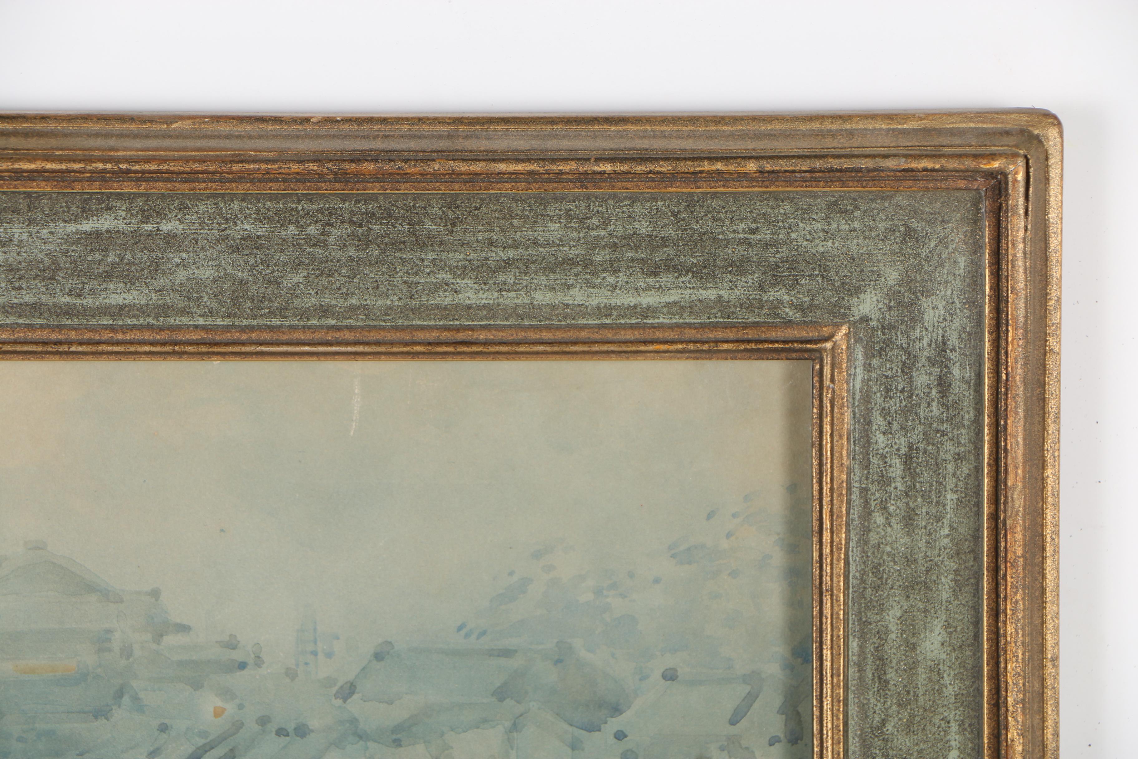 Yamada Baske Tokyo Watercolor Painting, 1911