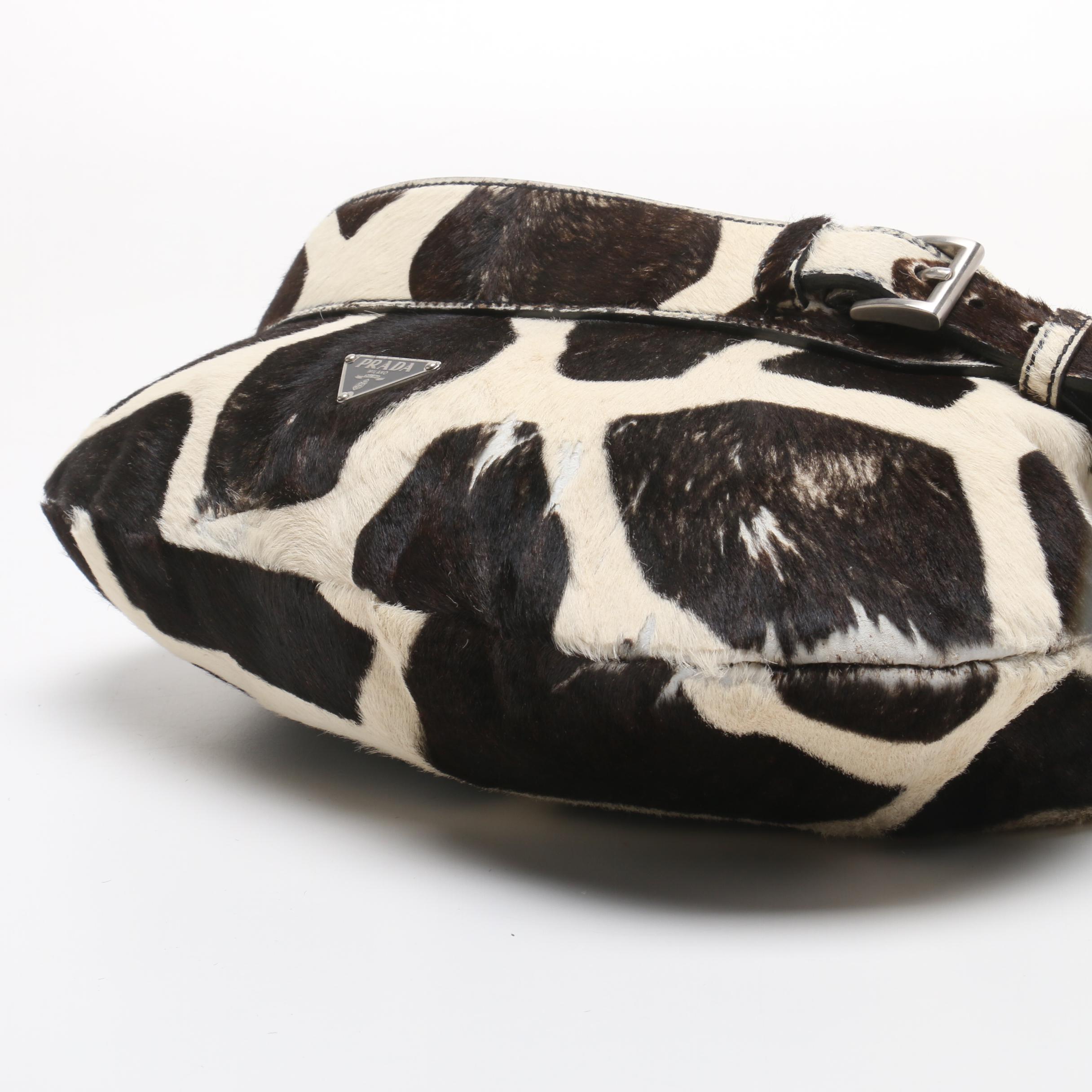 Prada Giraffe Dyed Calf Hide Shoulder Bag