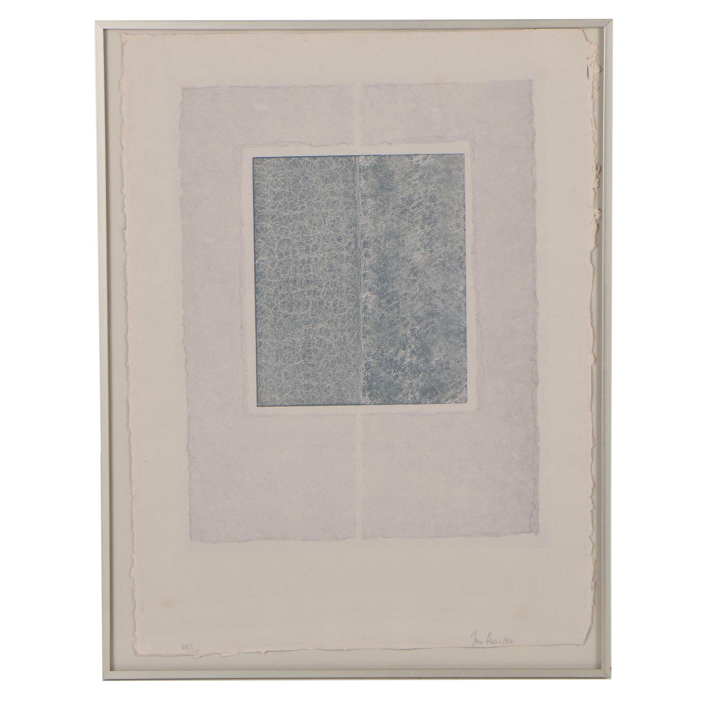 Tom Levine Limited Edition Color Etching "Opus 51 No. 2", 1982