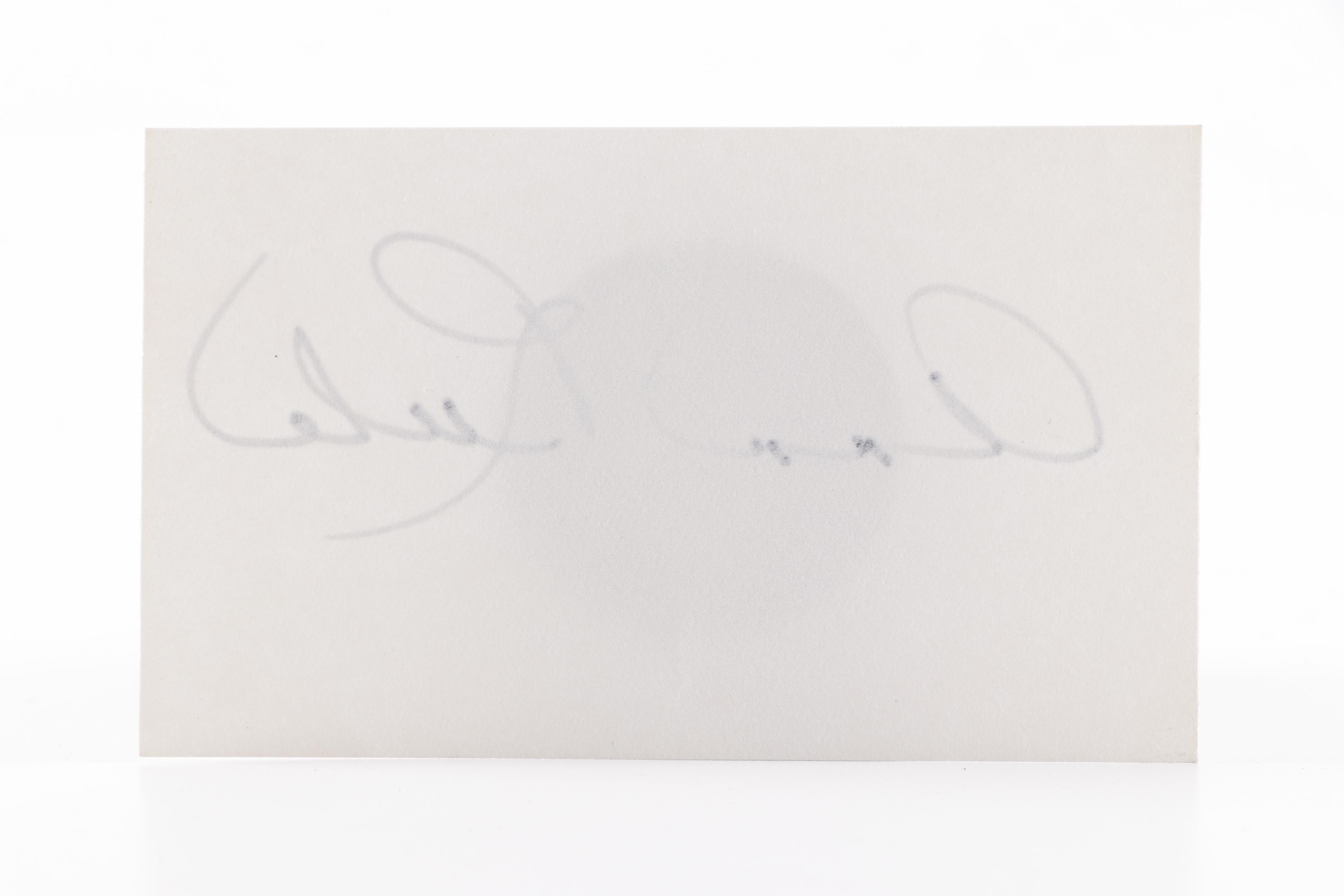 True Crime Author Ann Rule Autograph