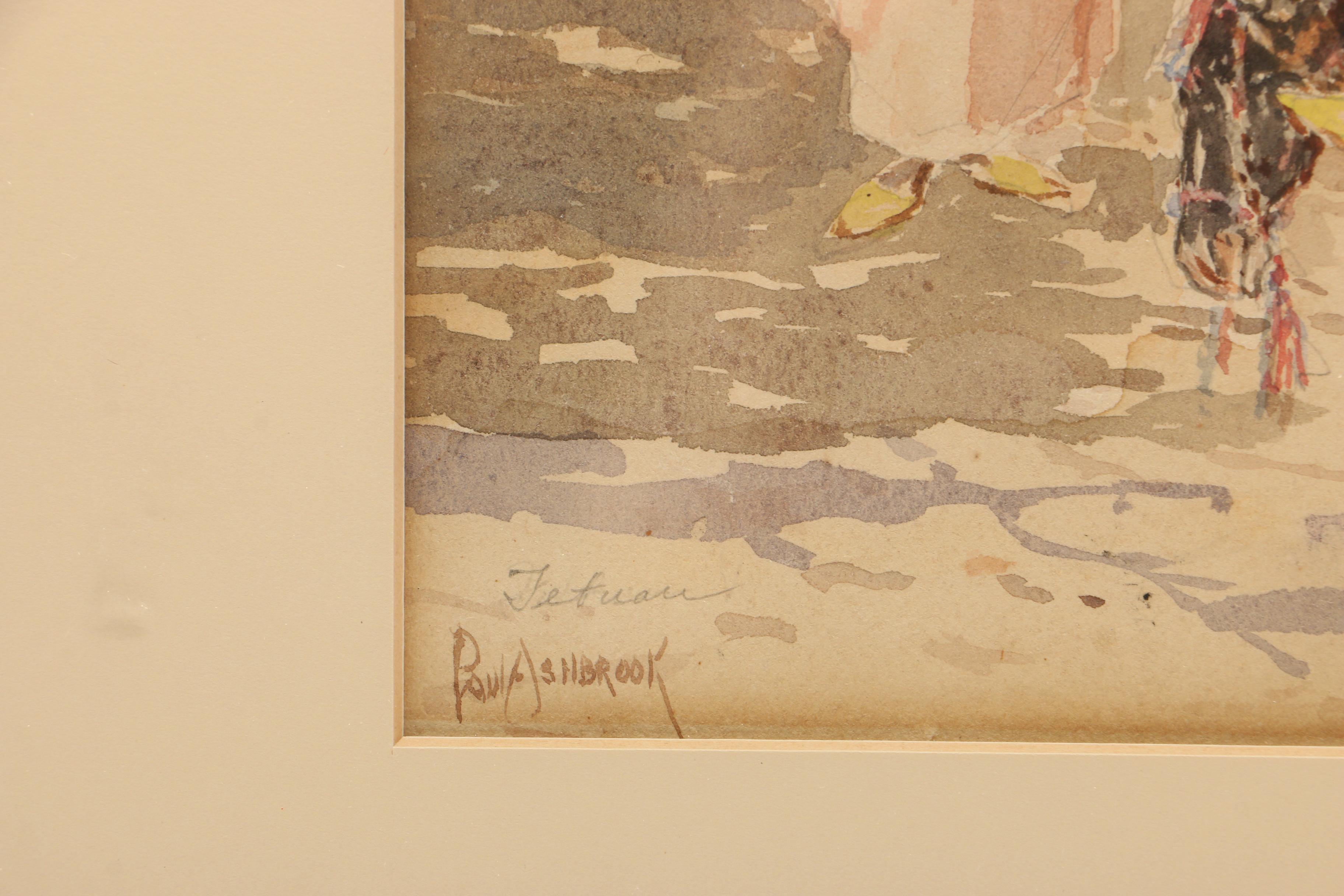 Paul Ashbrook Watercolor Painting "Tetuan"