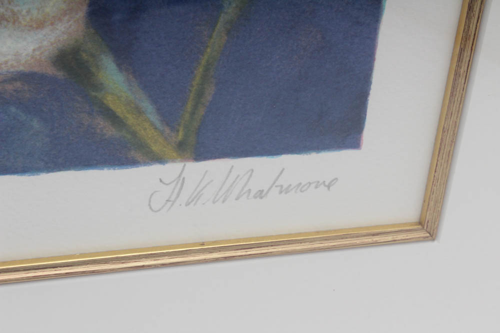 H. K. Whatmore Color Lithograph "Mini Ha Ha"