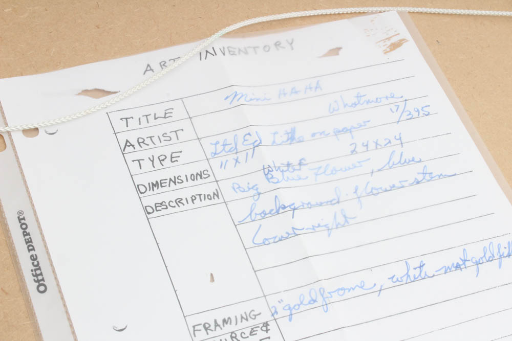 H. K. Whatmore Color Lithograph "Mini Ha Ha"