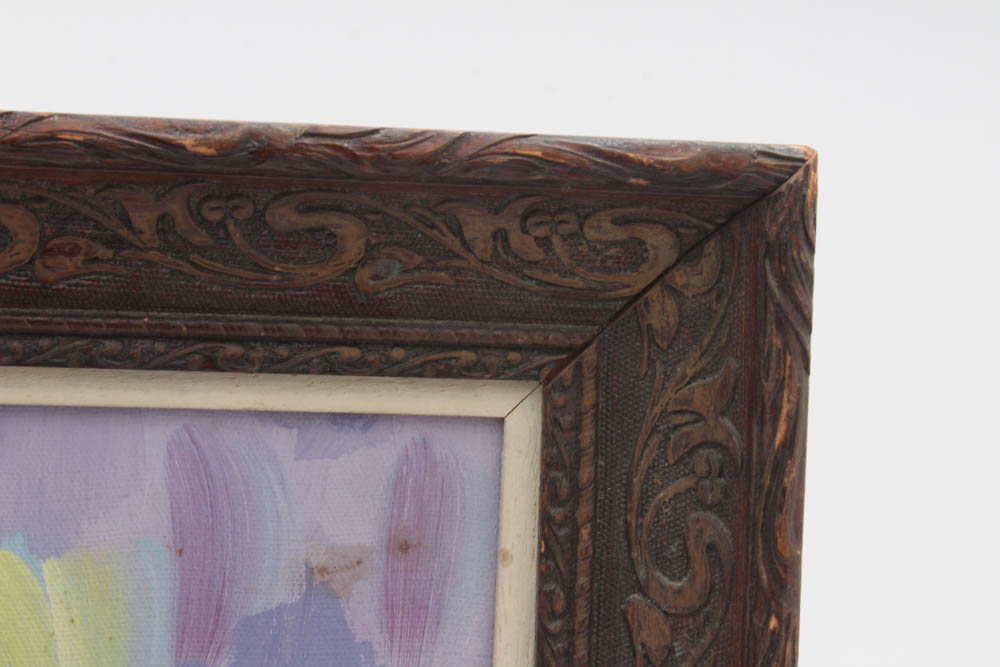 Milia Laufer Floral Still Life Oil Painting