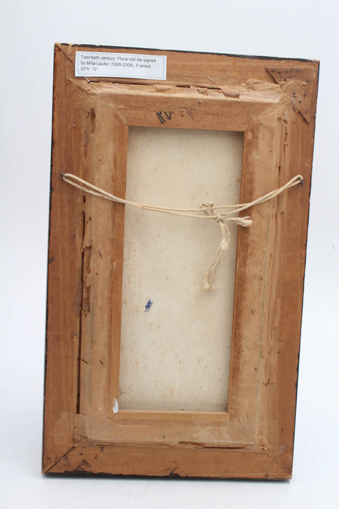 Milia Laufer Floral Still Life Oil Painting