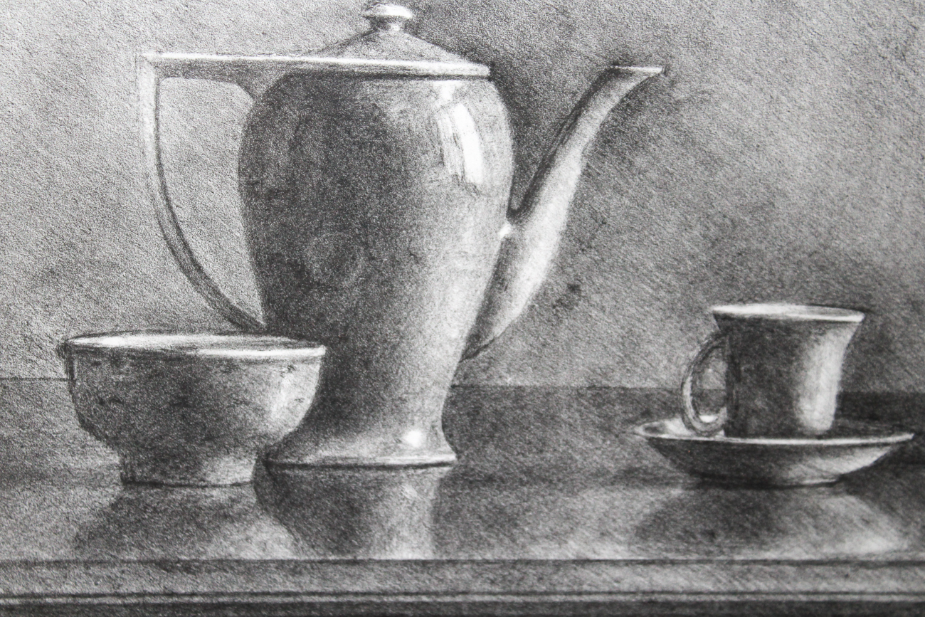 Paul Wiesenfeld Lithograph "Coffee Service"