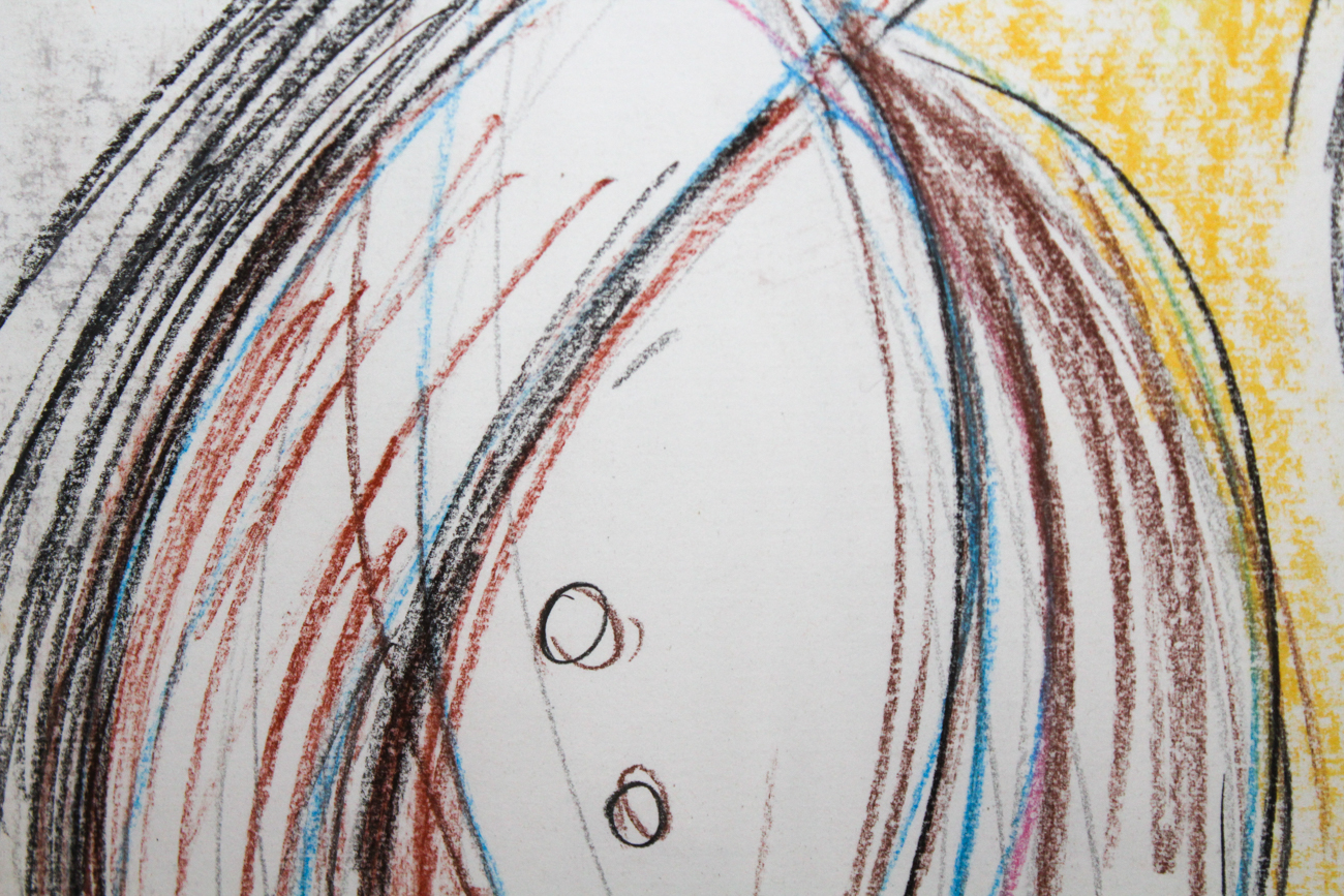 Hugo Rodriguez Pastel Drawing "Final Group Performance"