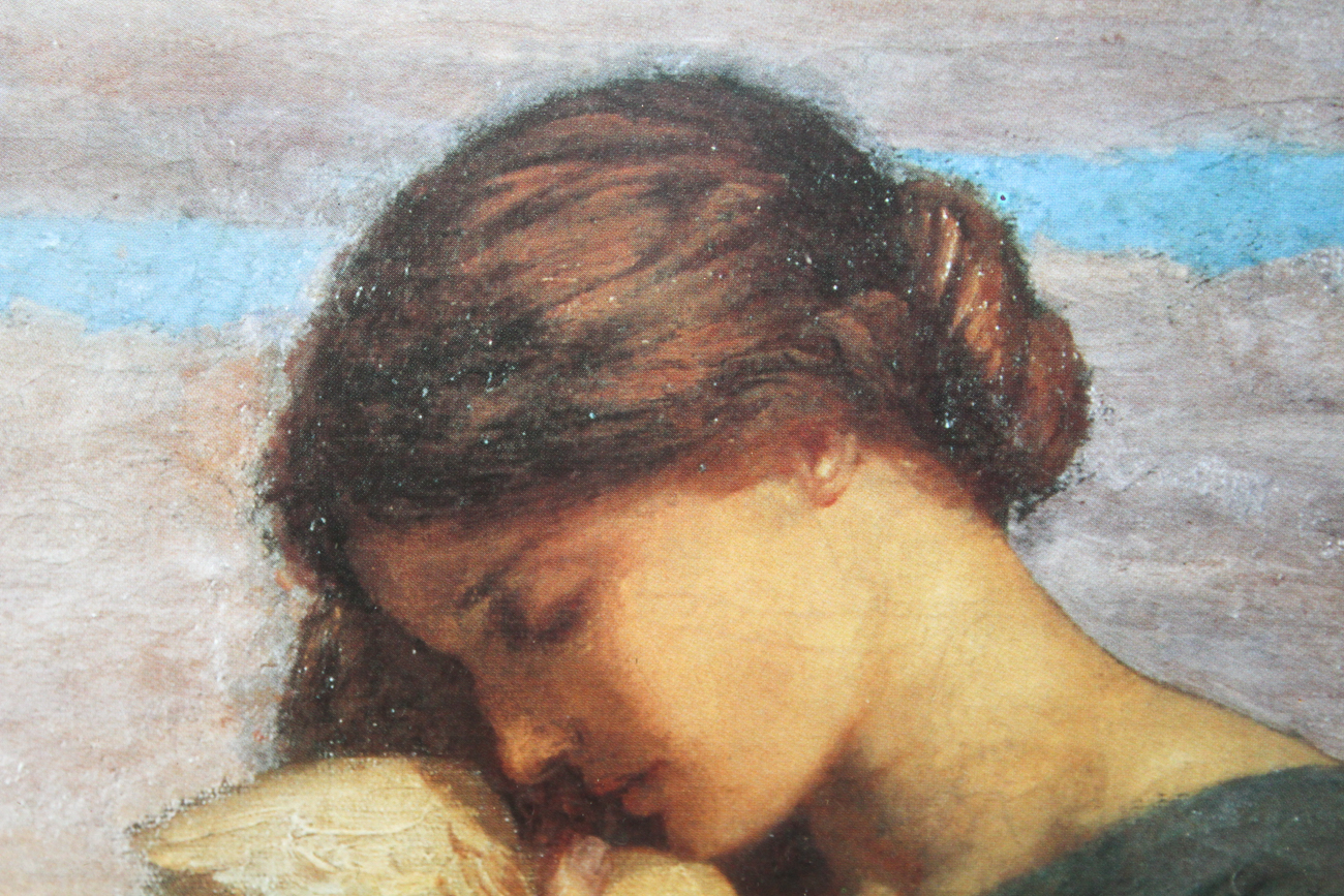 Offset Lithograph after Harry Robert Mileham "Hope Cherishing Love"